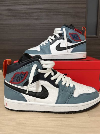 FACETASM × Nike Air Jordan 1 Mid "White/Navy"