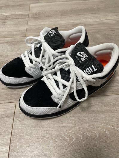 TIGHTBOOTH × Nike SB Dunk Low Pro QS "Black and White"