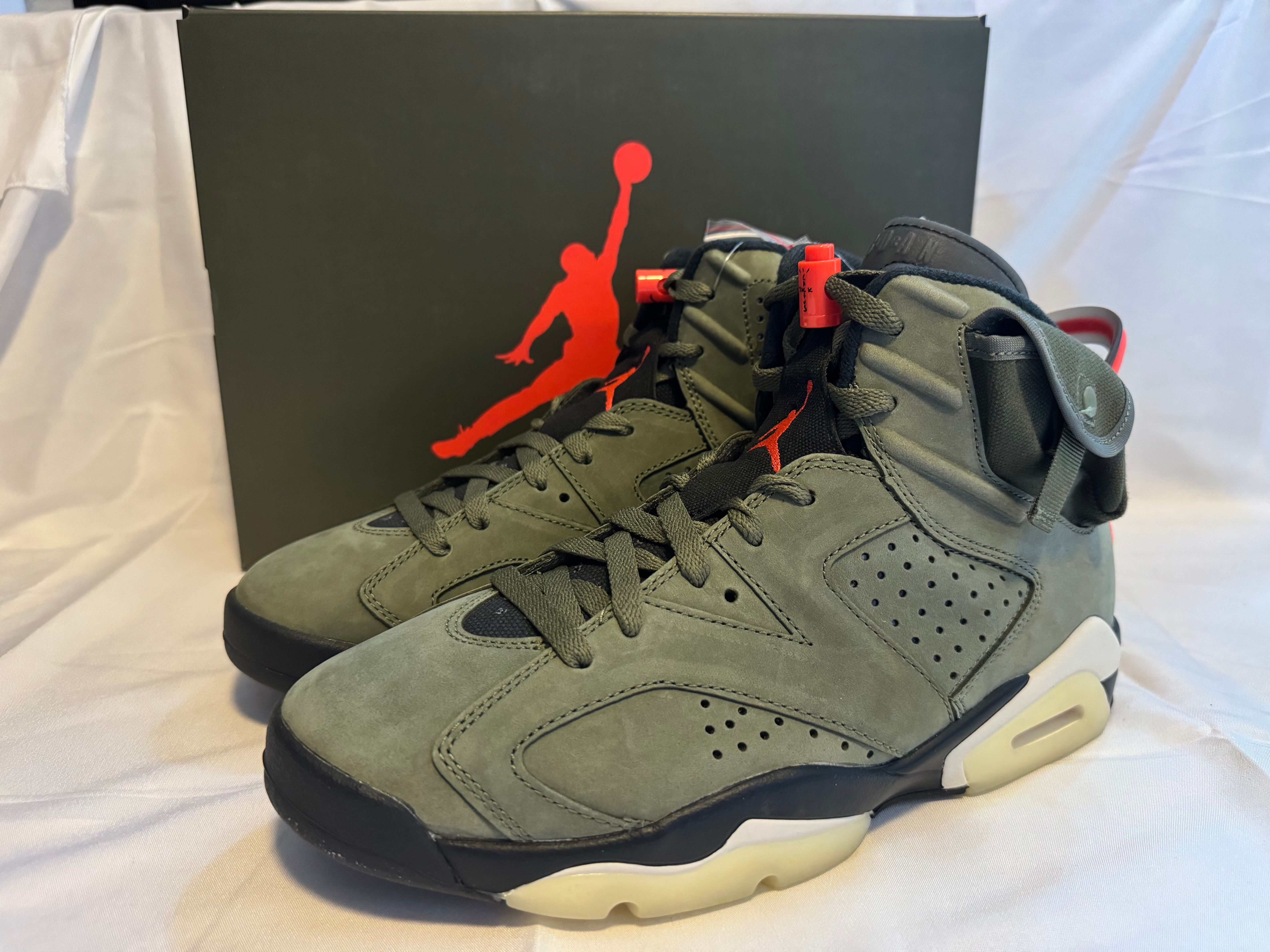 Travis Scott × Nike Air Jordan 6 Retro "Medium Olive"