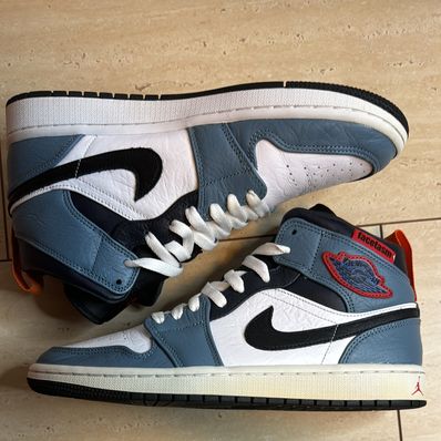 FACETASM × Nike Air Jordan 1 Mid "White/Navy"
