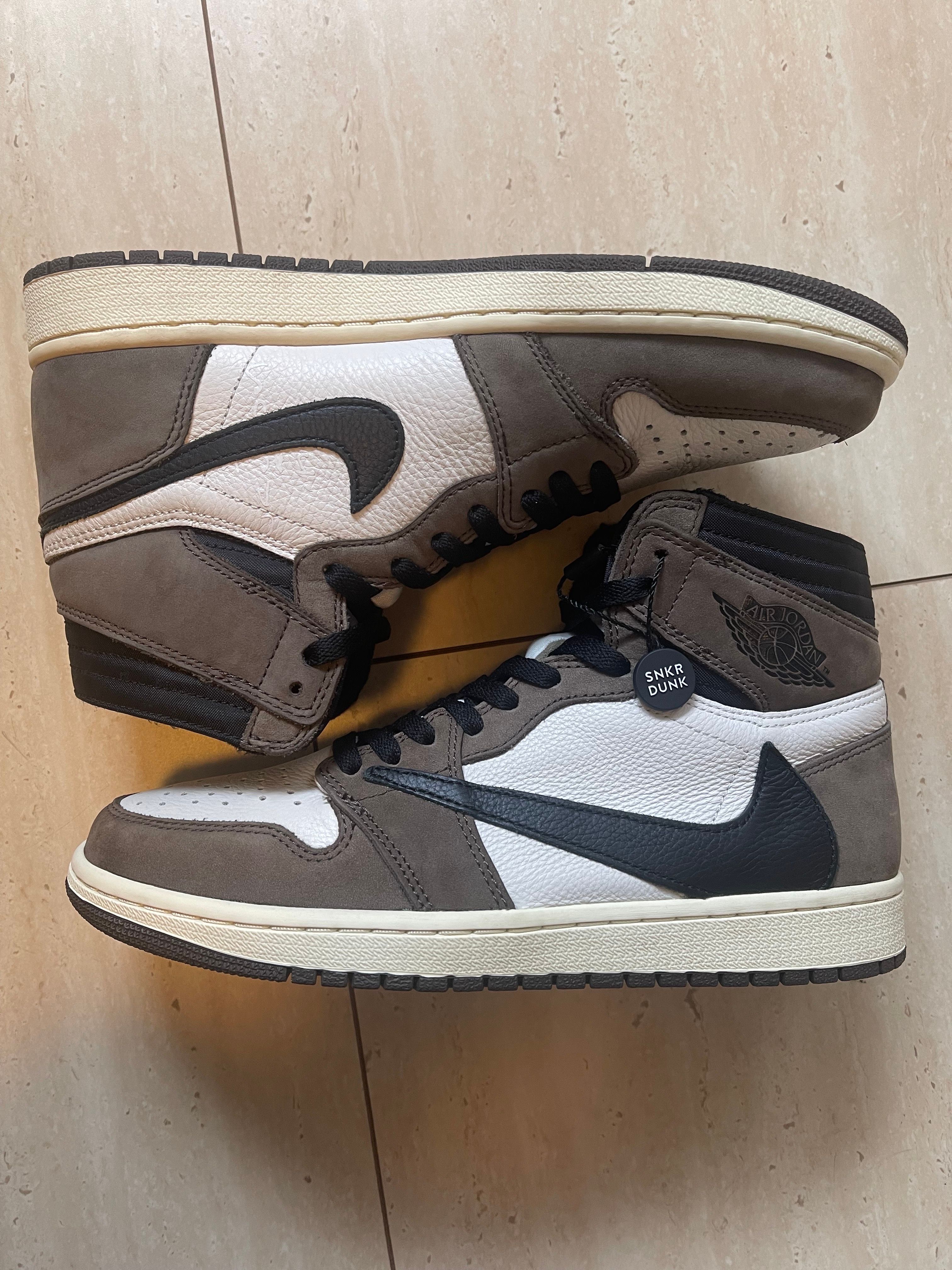 Travis Scott × Nike Air Jordan 1 Retro High OG TS SP "Sail/Dark Mocha"