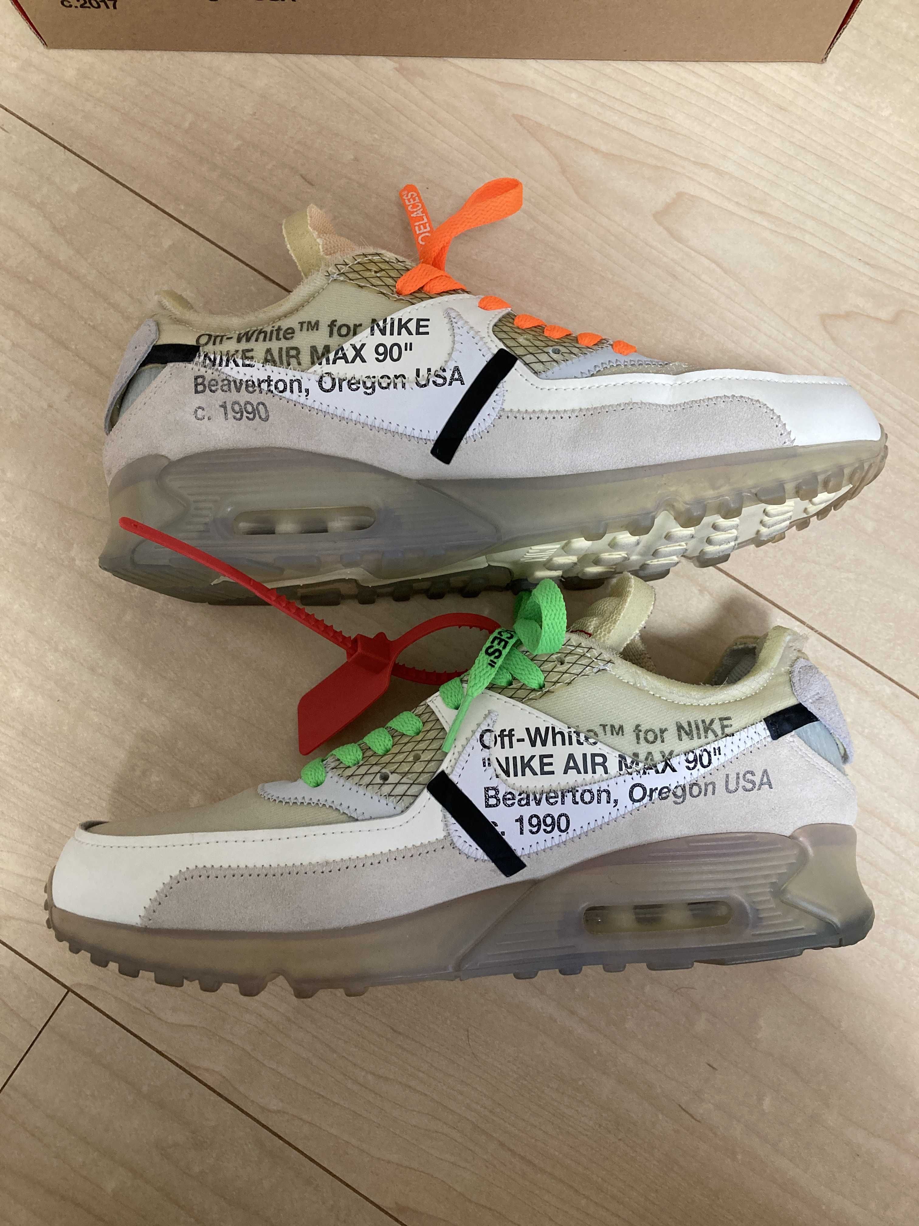 Off-White × Nike Air Max 90 "The 10/Sail"