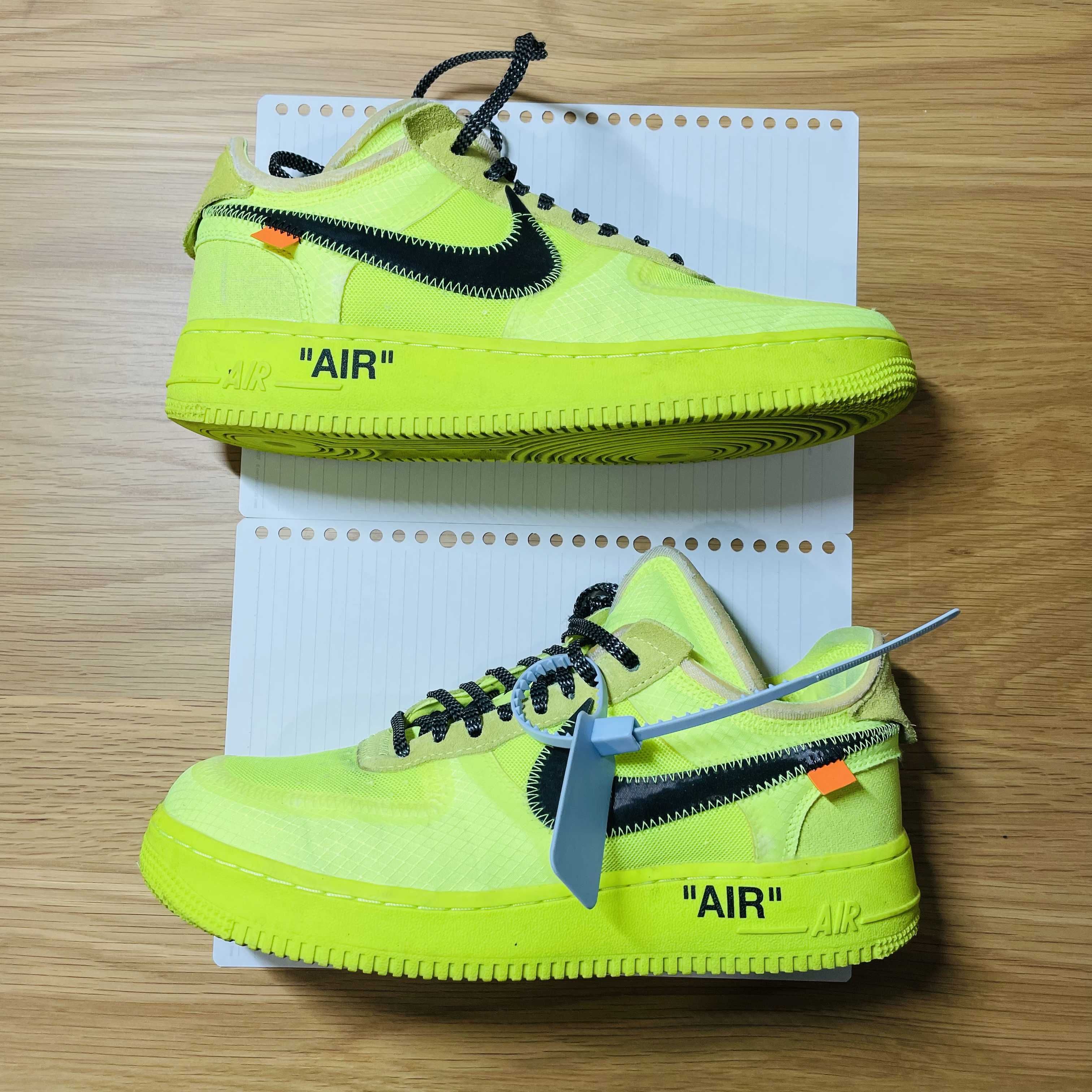 Off-White × Nike Air Force 1 Low "Volt"