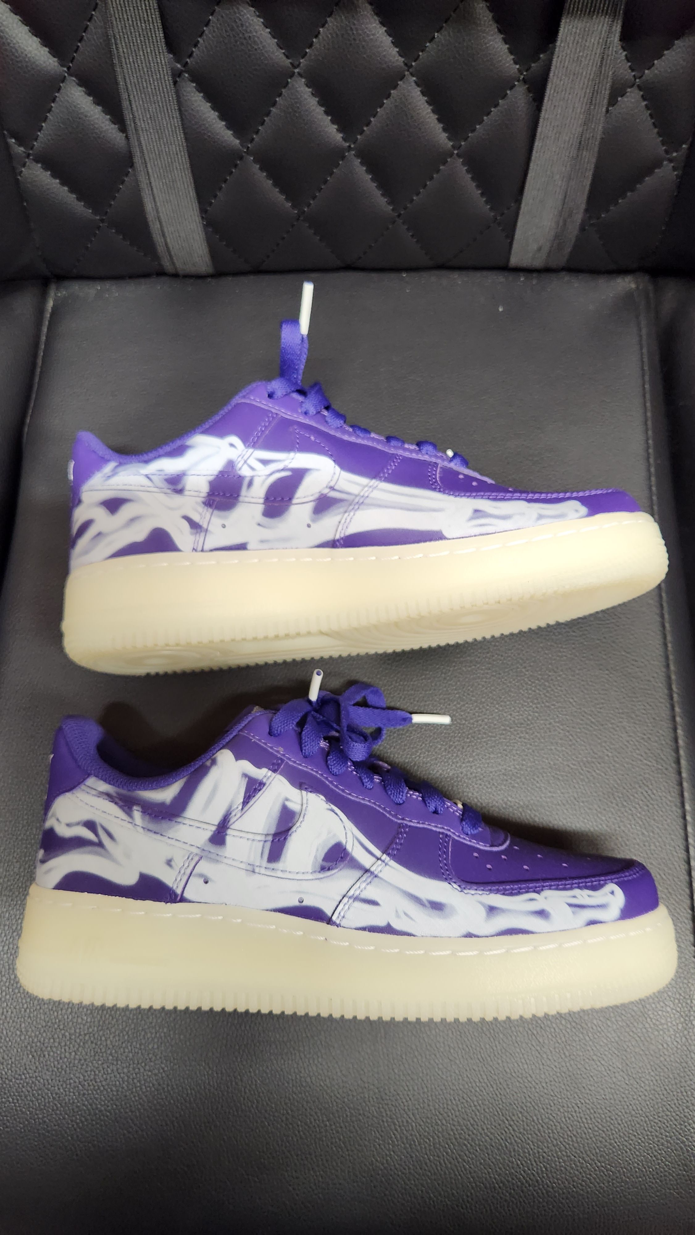 Nike Air Force 1 "Purple Skeleton"