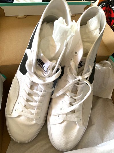 Nike SB Blazer Court Mid PRM "White Black"