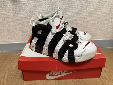 Nike Air More up Tempo "White/Black/University Red"(~2018)