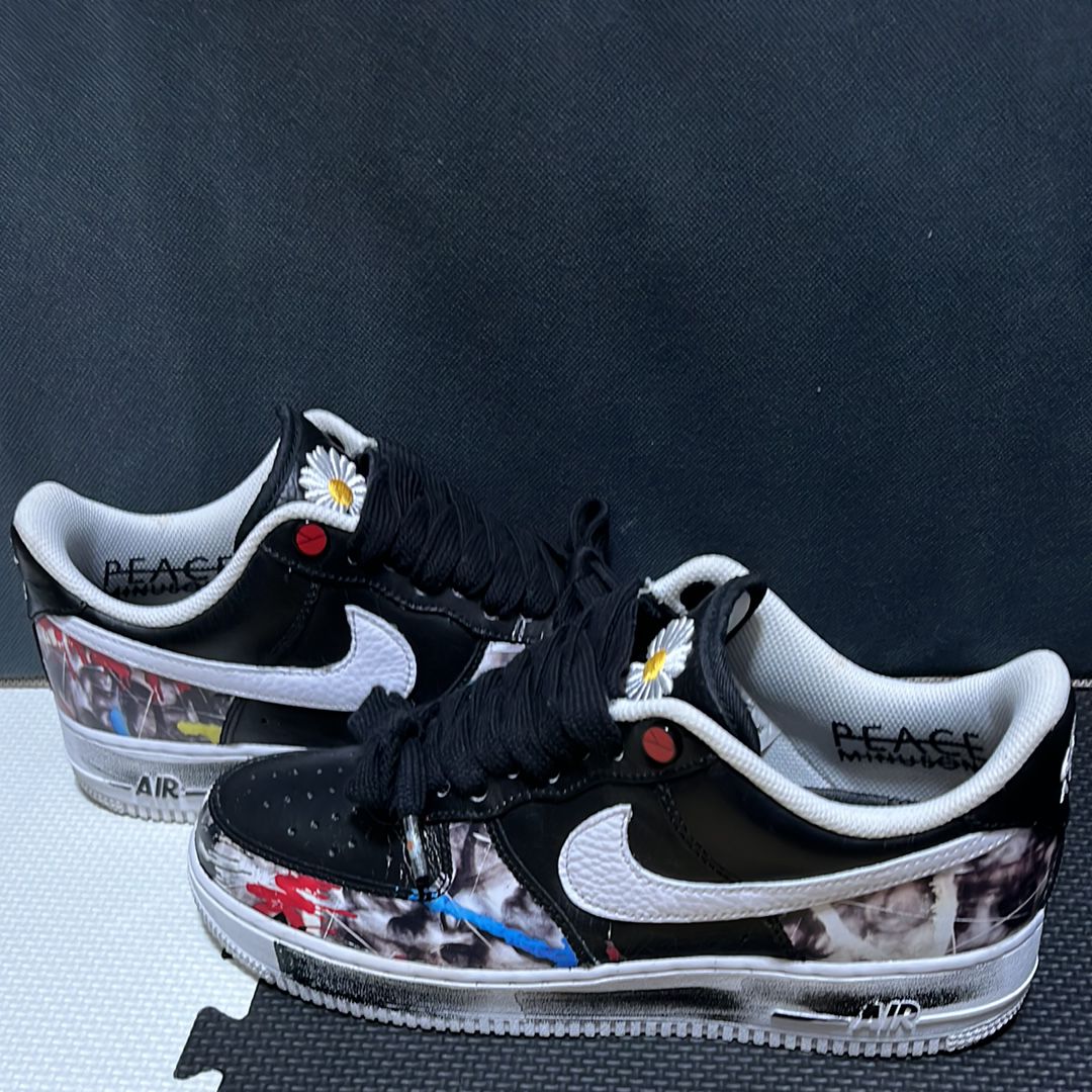 PEACEMINUSONE × Nike Air Force 1 Low Para Noise "Black" / G-DRAGON