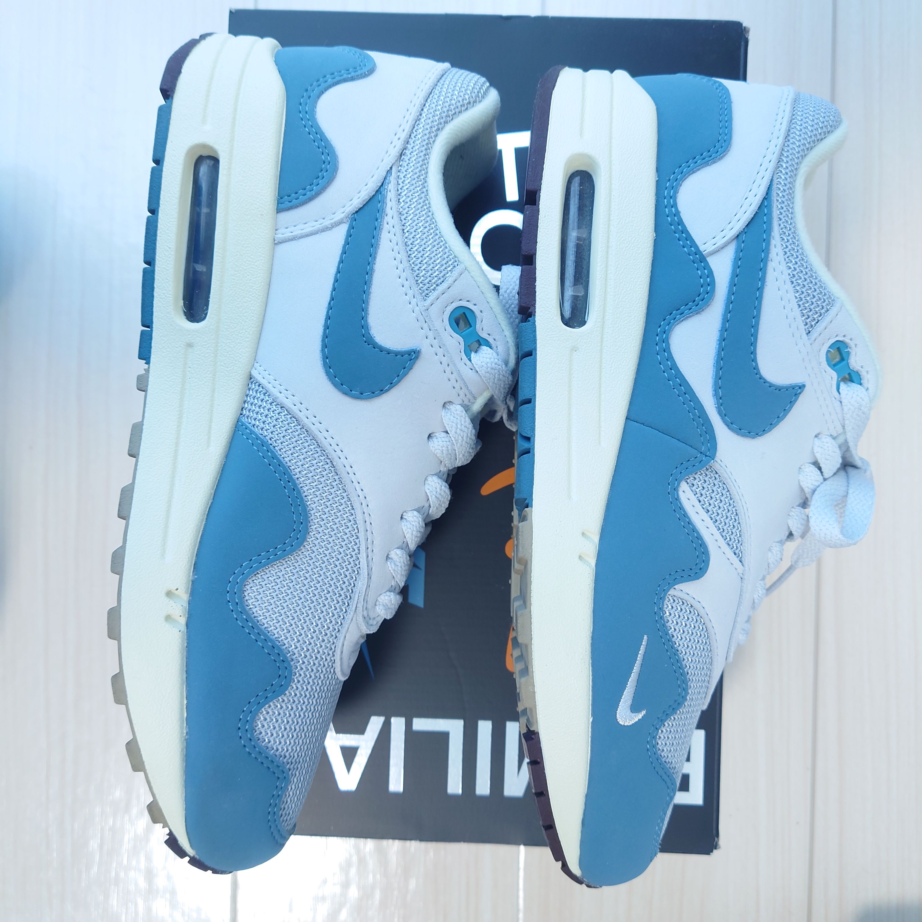 Patta × Nike Air Max 1 "Noise Aqua"