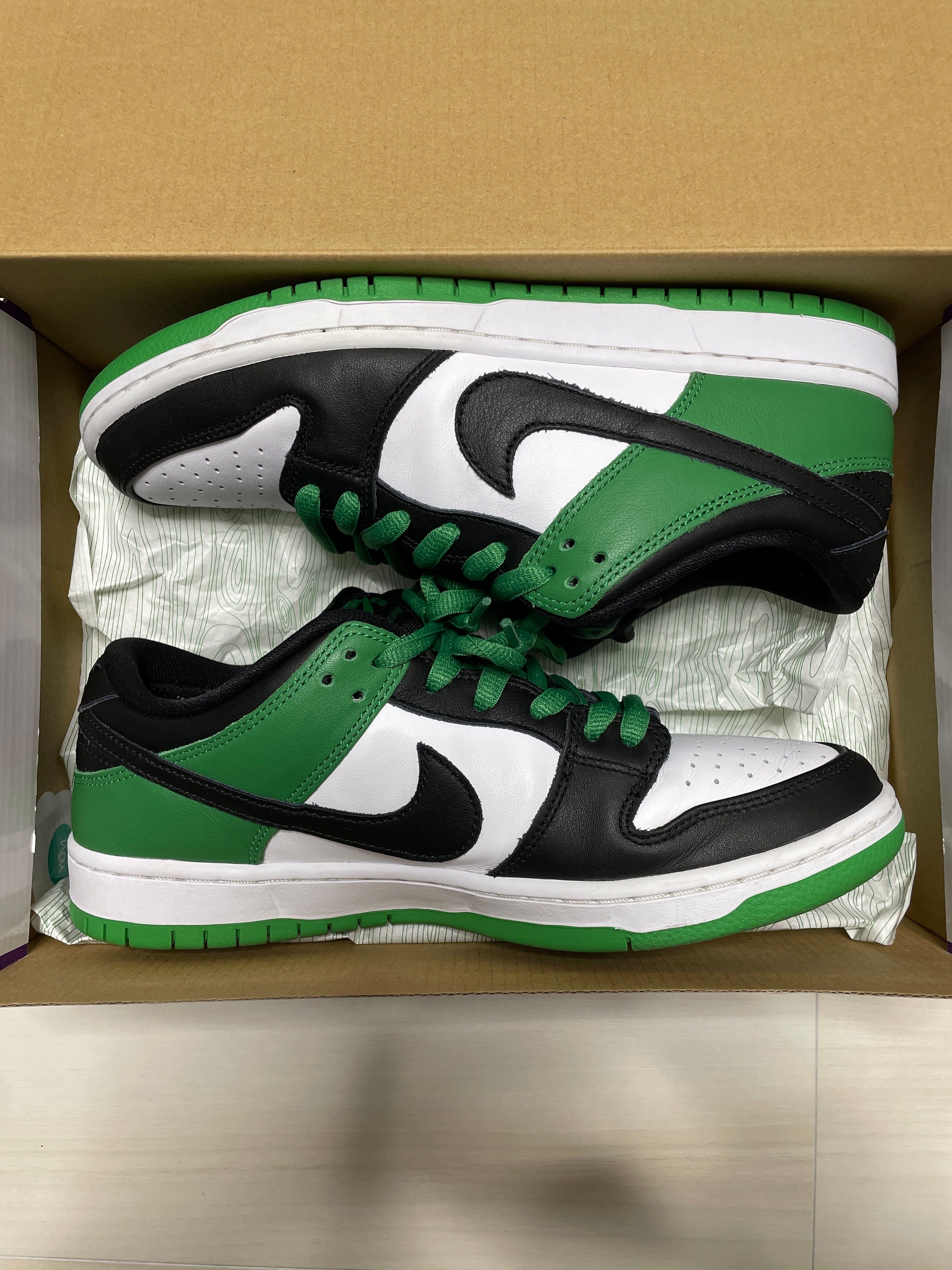 Nike SB Dunk Low Pro "Black and Classic Green"