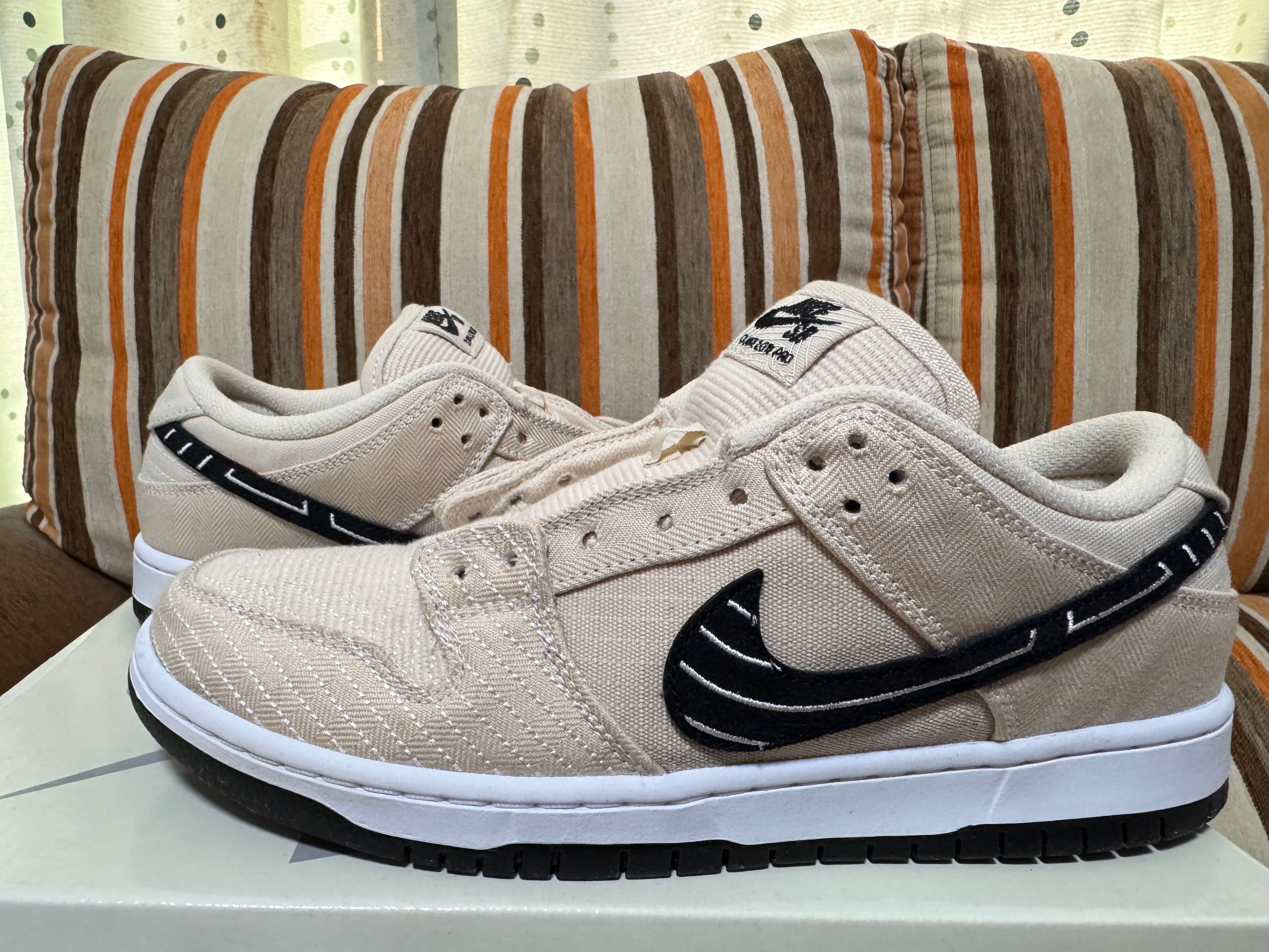Albino & Preto × Nike SB Dunk Low Pro QS "Pearl White"