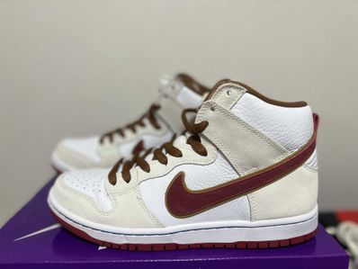 Nike Dunk High Pro "Sail/Team Crimson"