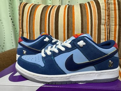 Why So Sad? × Nike SB Dunk Low "Coastal Blue/Speed Yellow-University Red"