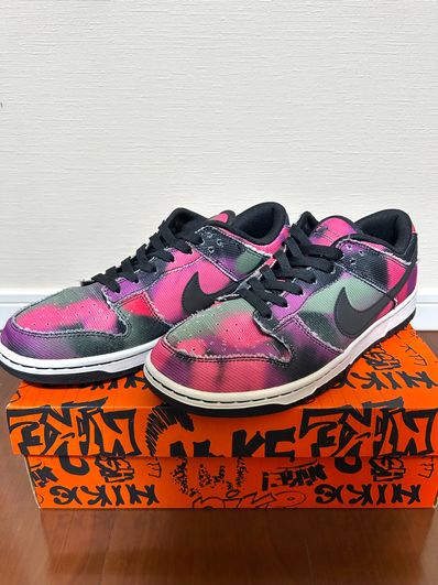 Nike Dunk Low Graffiti "Pink/Black"