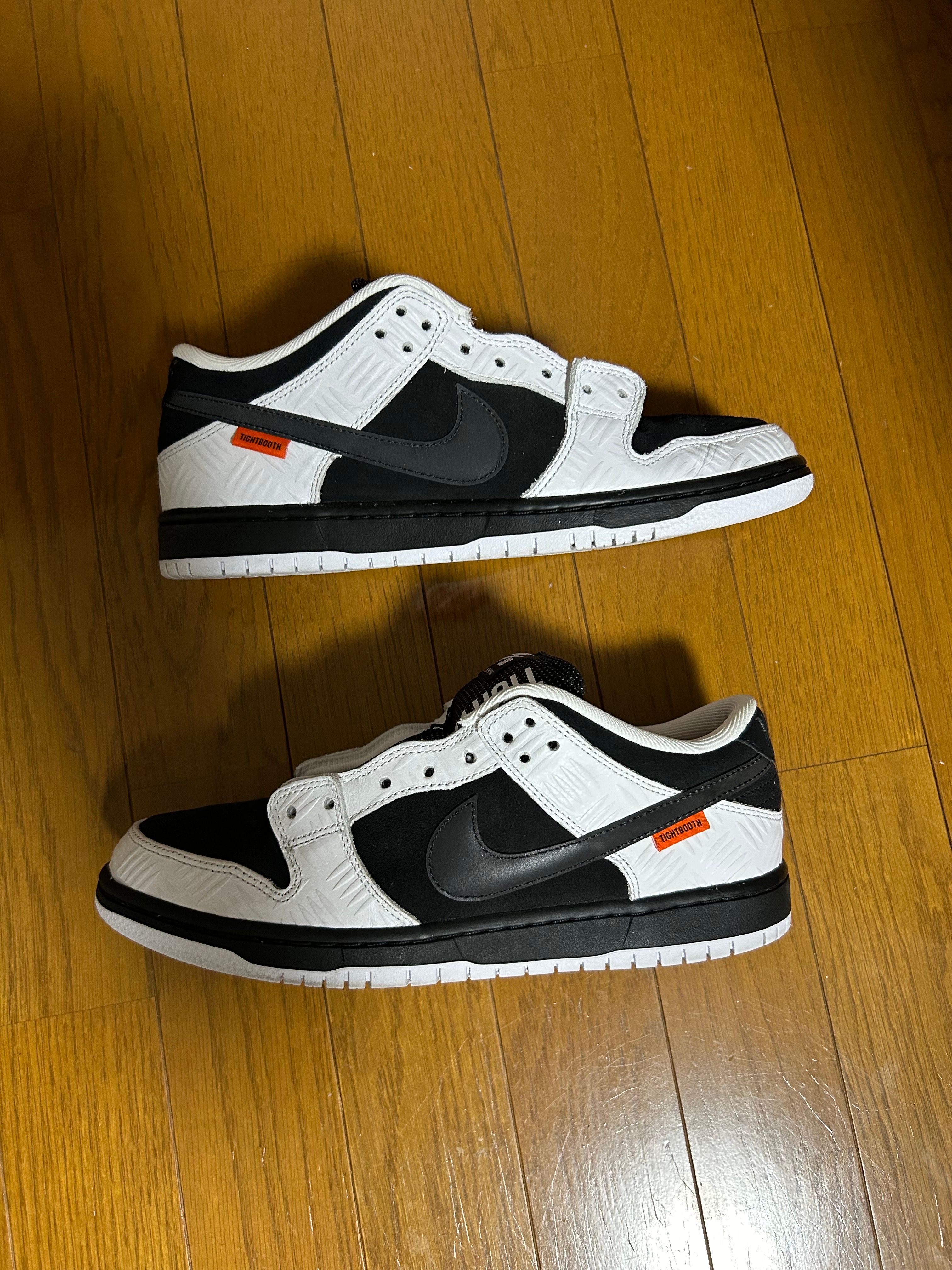 TIGHTBOOTH × Nike SB Dunk Low Pro QS "Black and White"