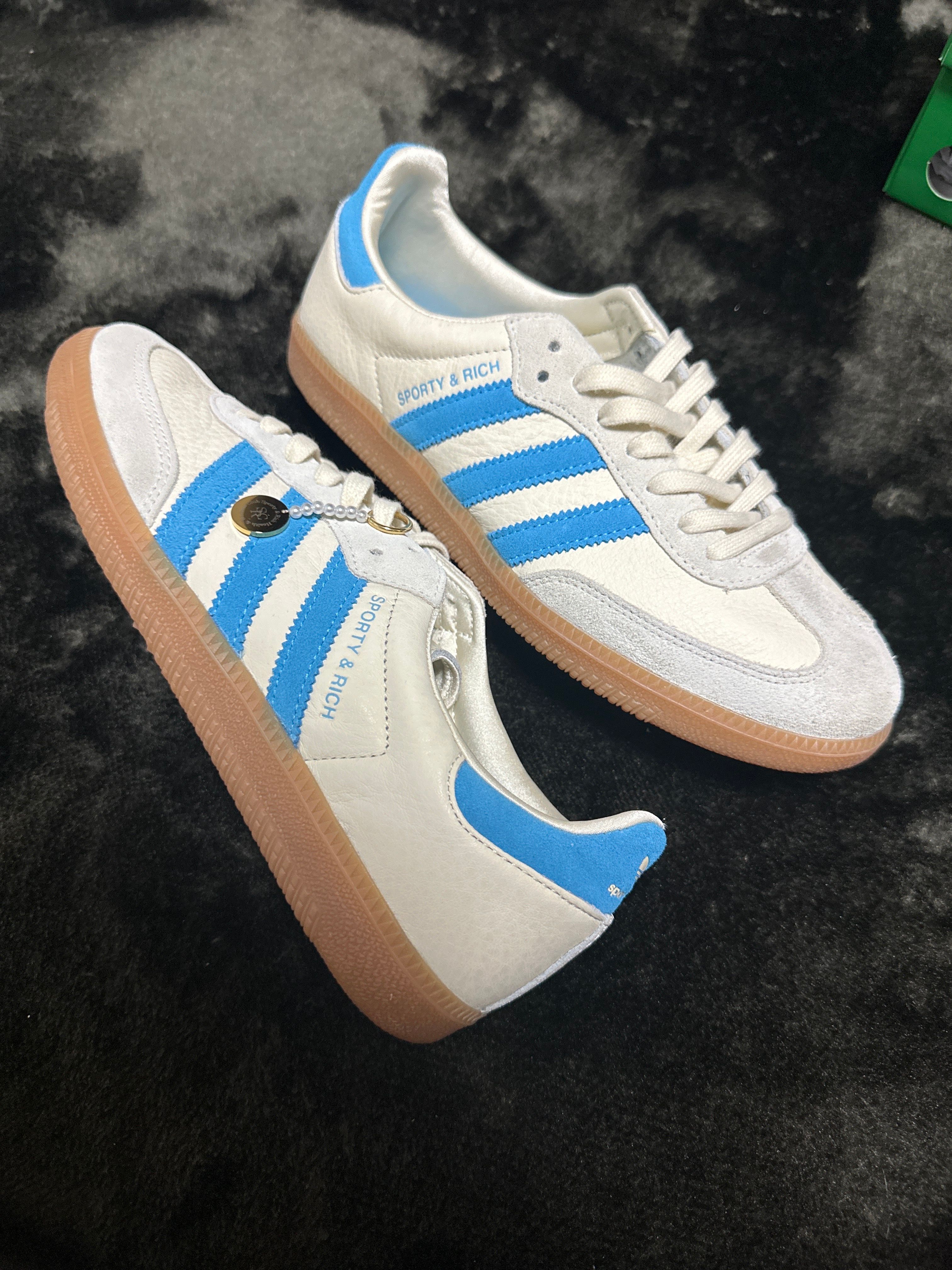 Sporty & Rich × adidas Samba OG "Cream White"