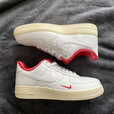 KITH × Nike Air Force 1 Low "White/Red"