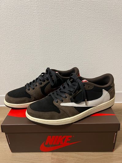 Travis Scott × Nike Air Jordan 1 Low OG SP-T "Black/Dark Mocha"