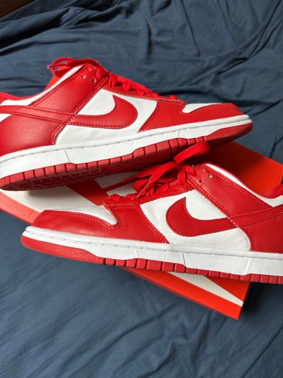 Nike Dunk Low SP "White and University Red"