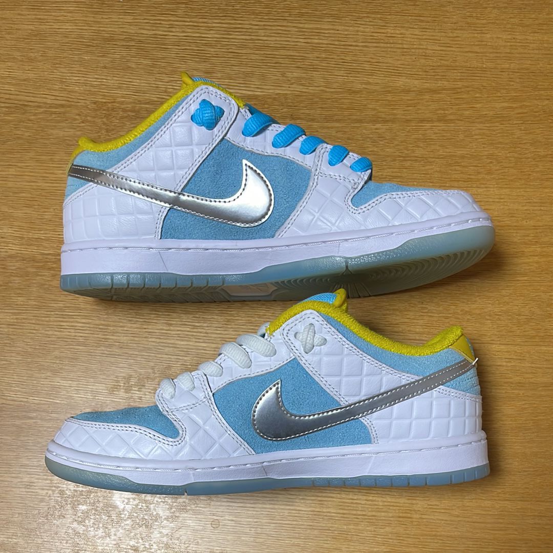 FTC × Nike SB Dunk Low "White/Blue"