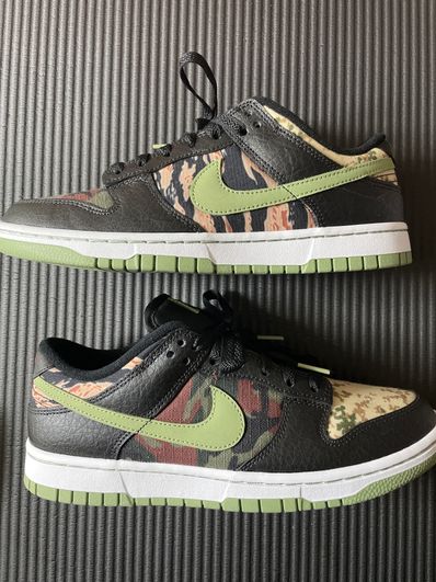 NIKE DUNK LOW SE "BLACK MULTI CAMO"