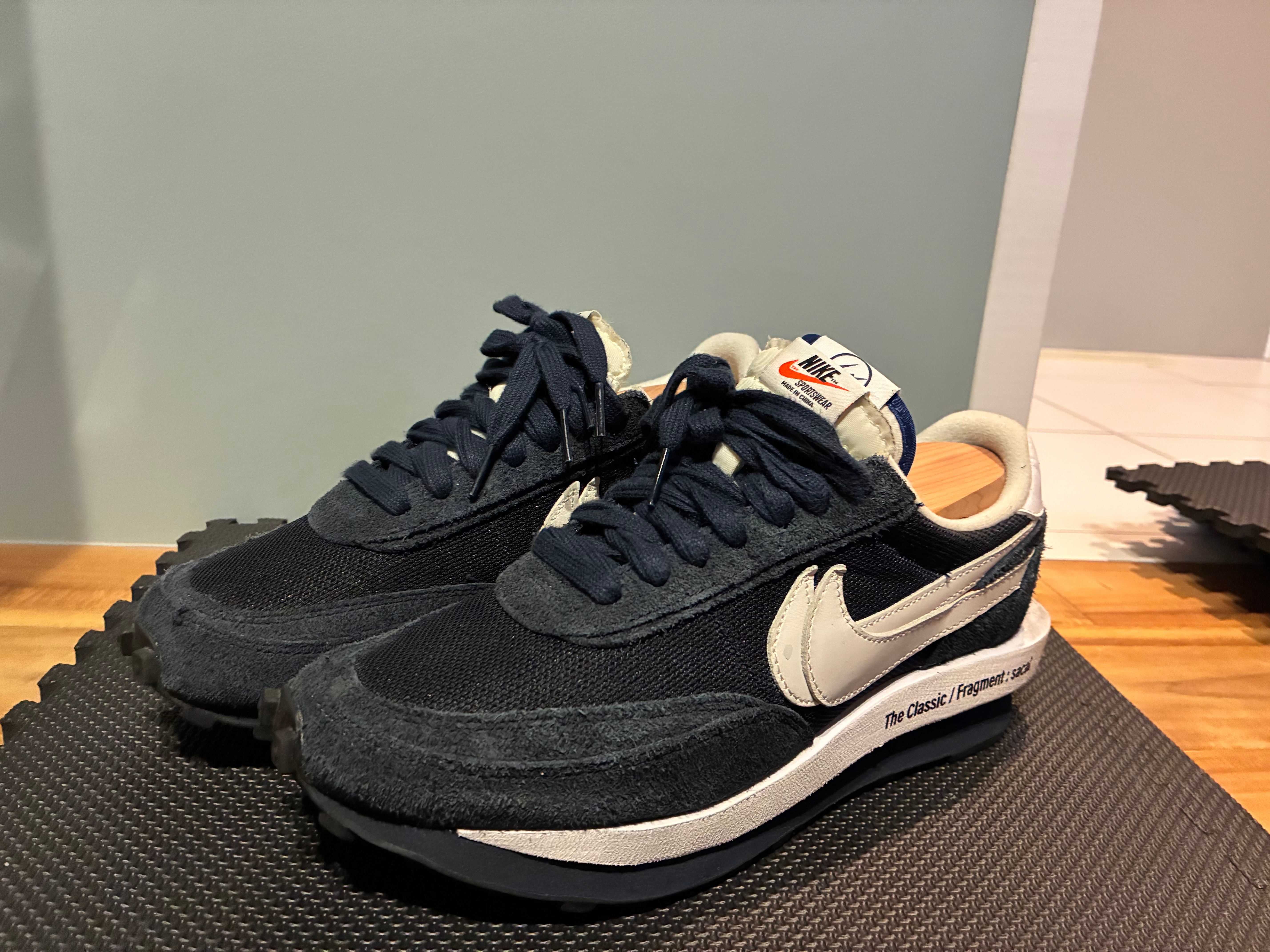 フラグメント × サカイ × ナイキ LD ワッフル "ブラックエンデッド ブルー"