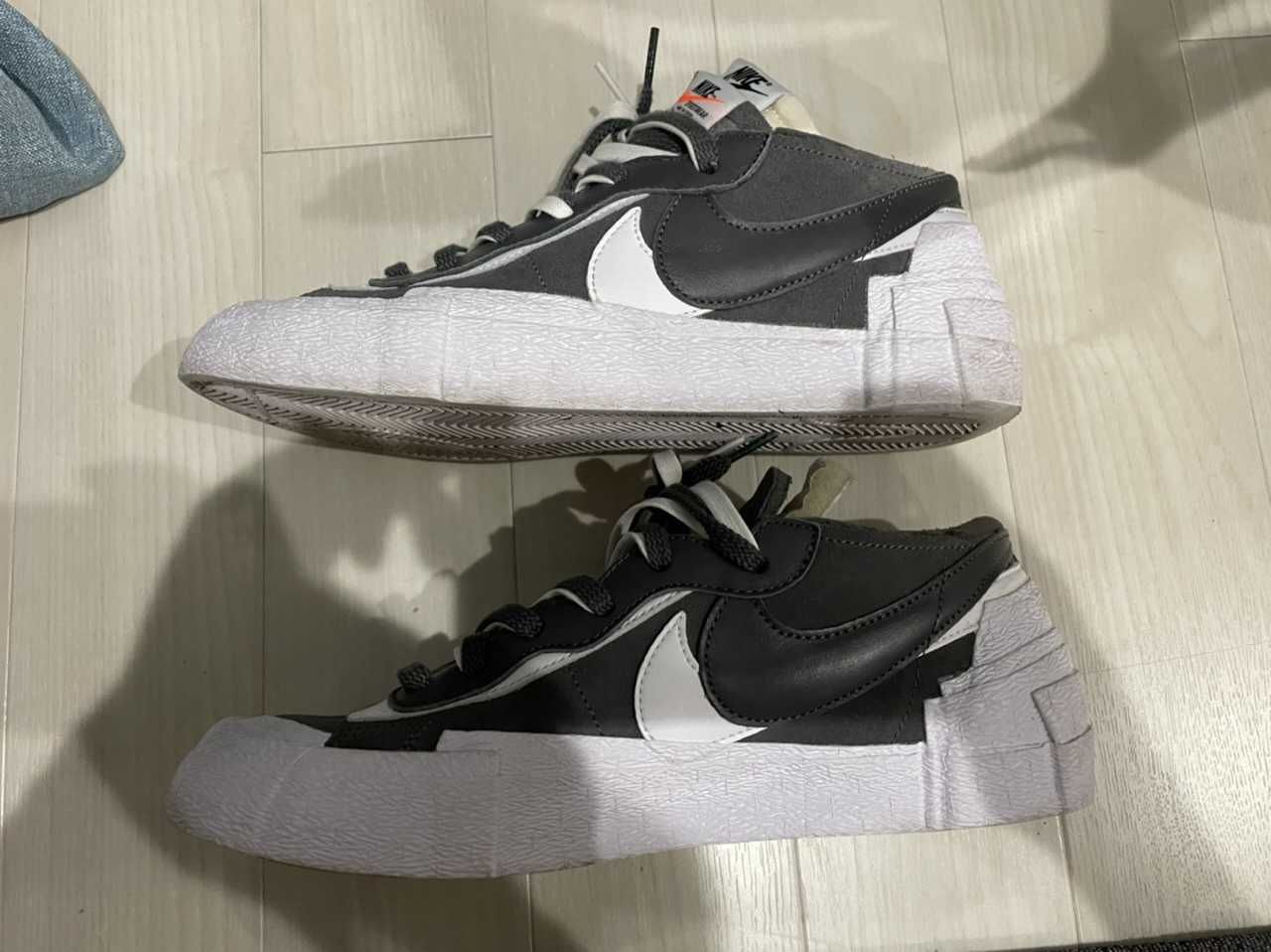 Sacai × Nike Blazer Low "Iron Grey"