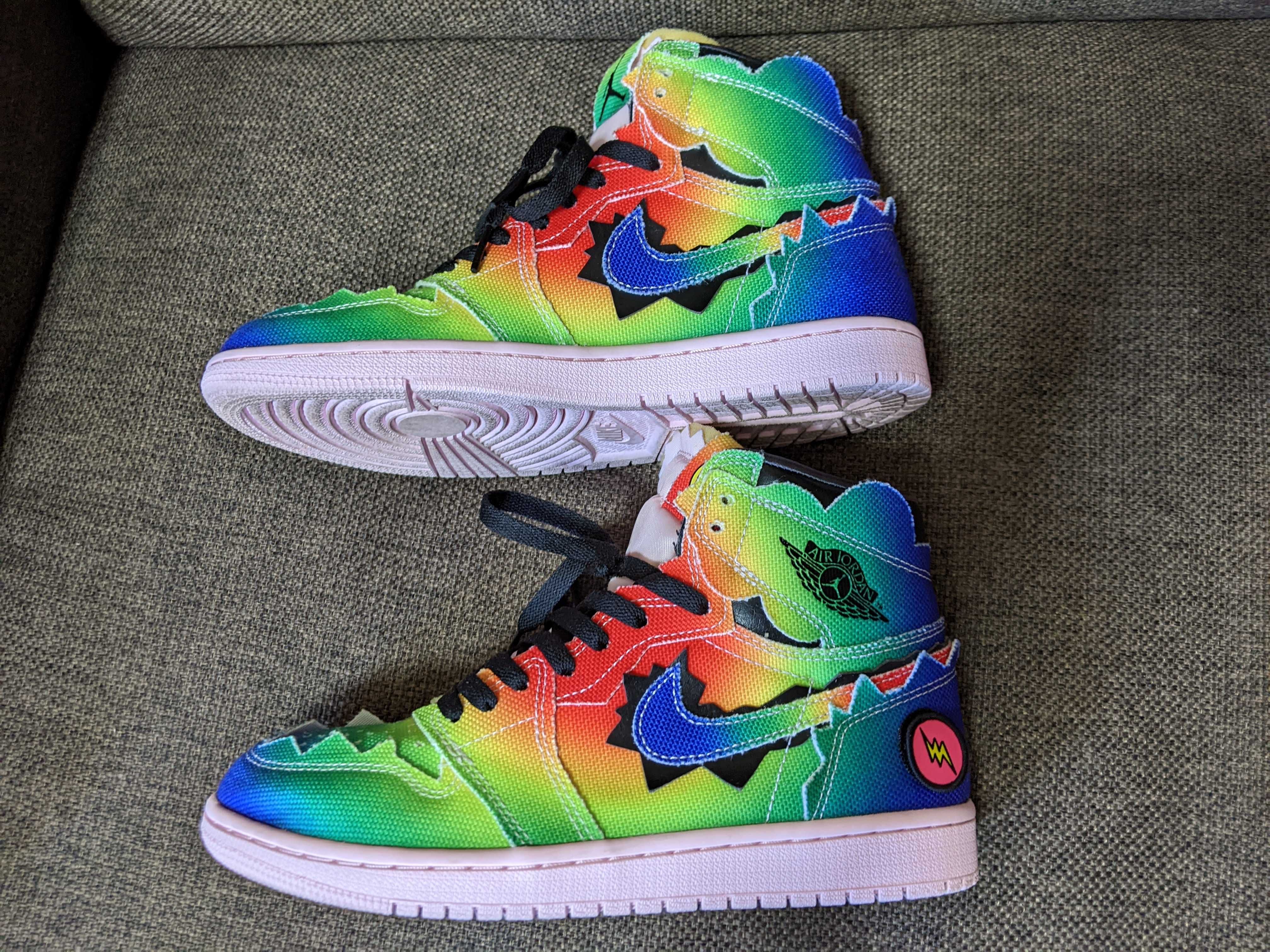 J Balvin × Nike Air Jordan 1 High OG "Rainbow"