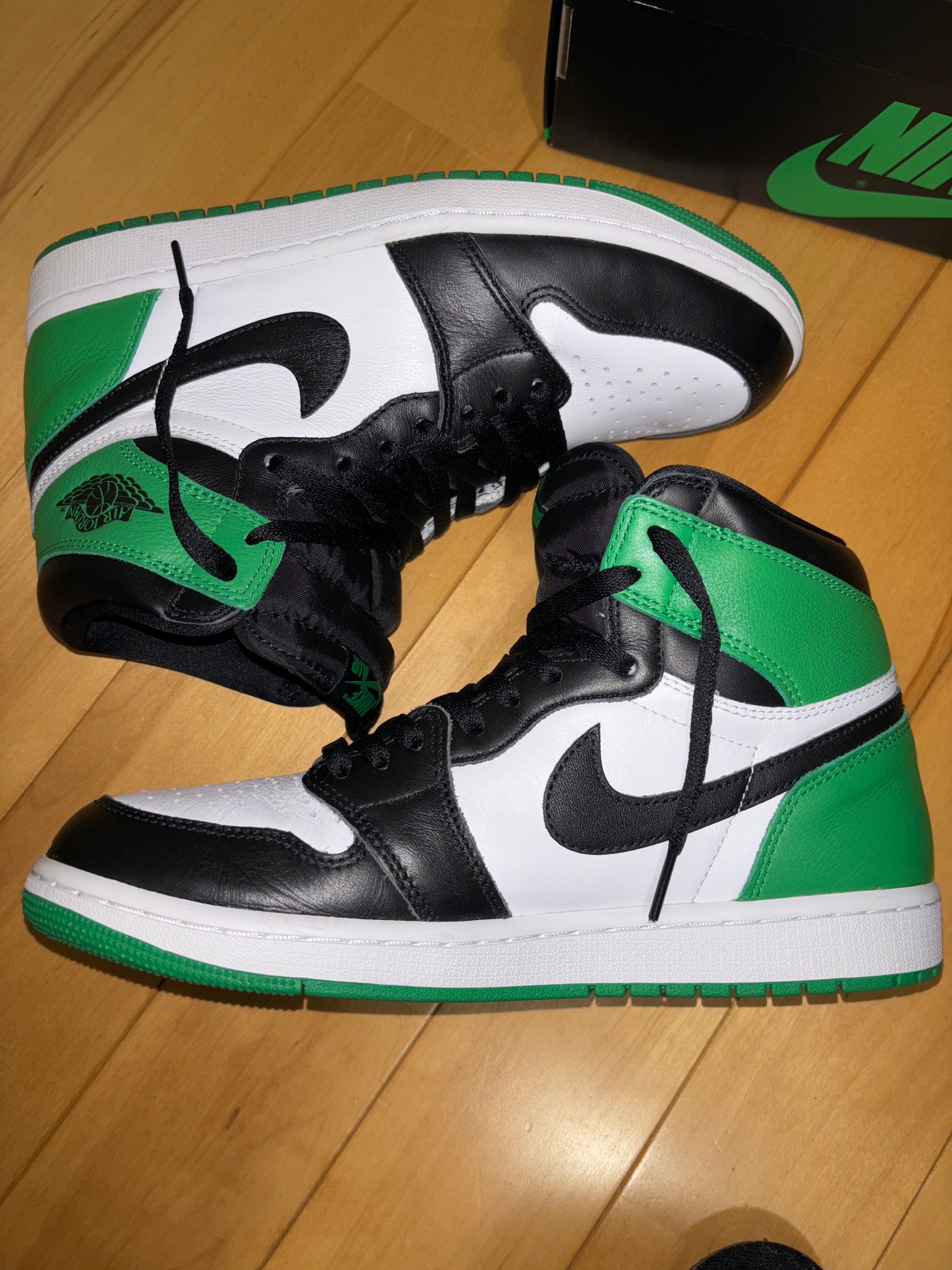 Nike Air Jordan 1 Retro High OG "Celtics/Black and Lucky Green" (2023)