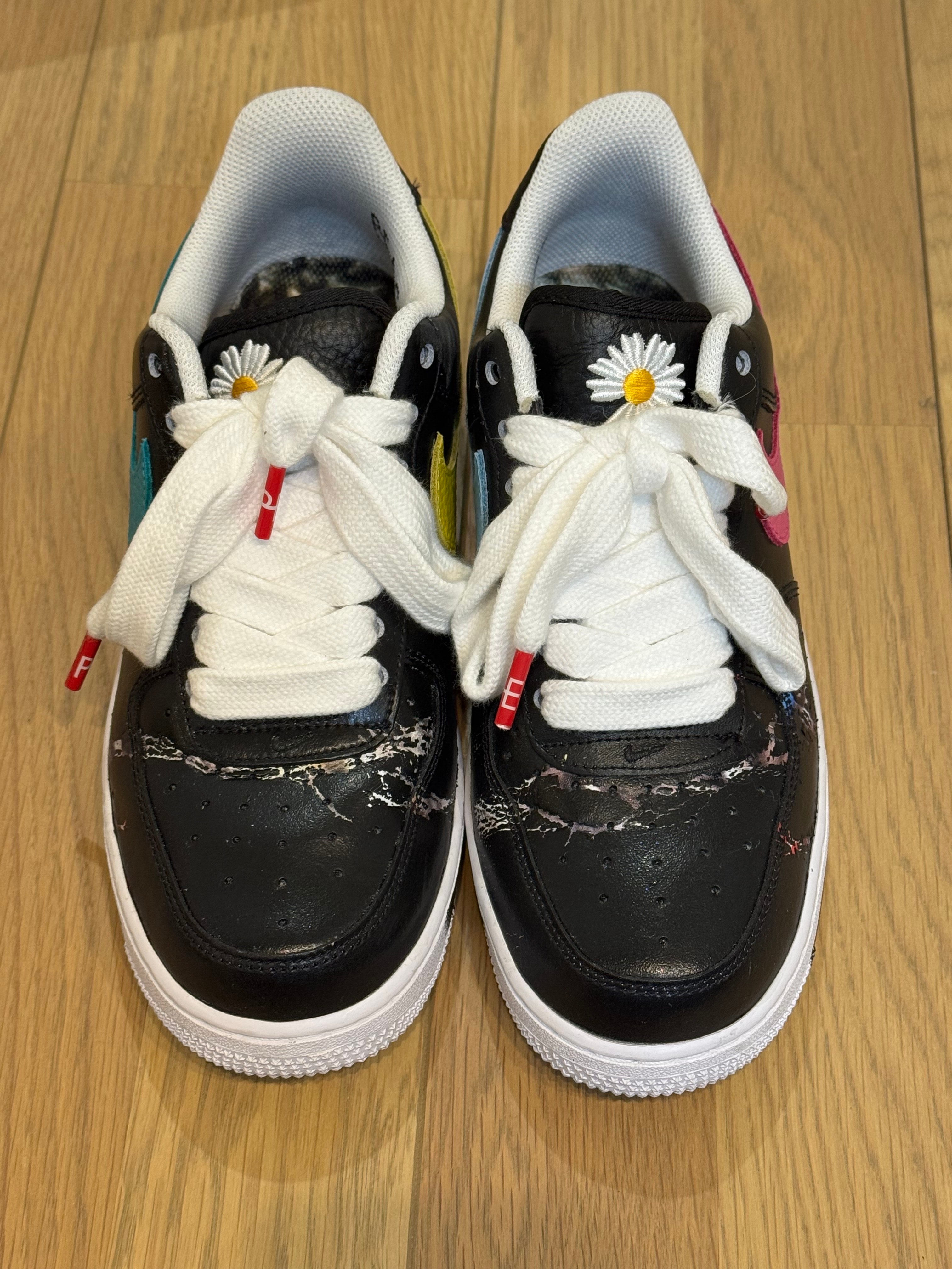 PEACEMINUSONE × Nike Air Force 1 Low '07 Para-Noise 3.0 "Black and Multi-Color" / G-DRAGON