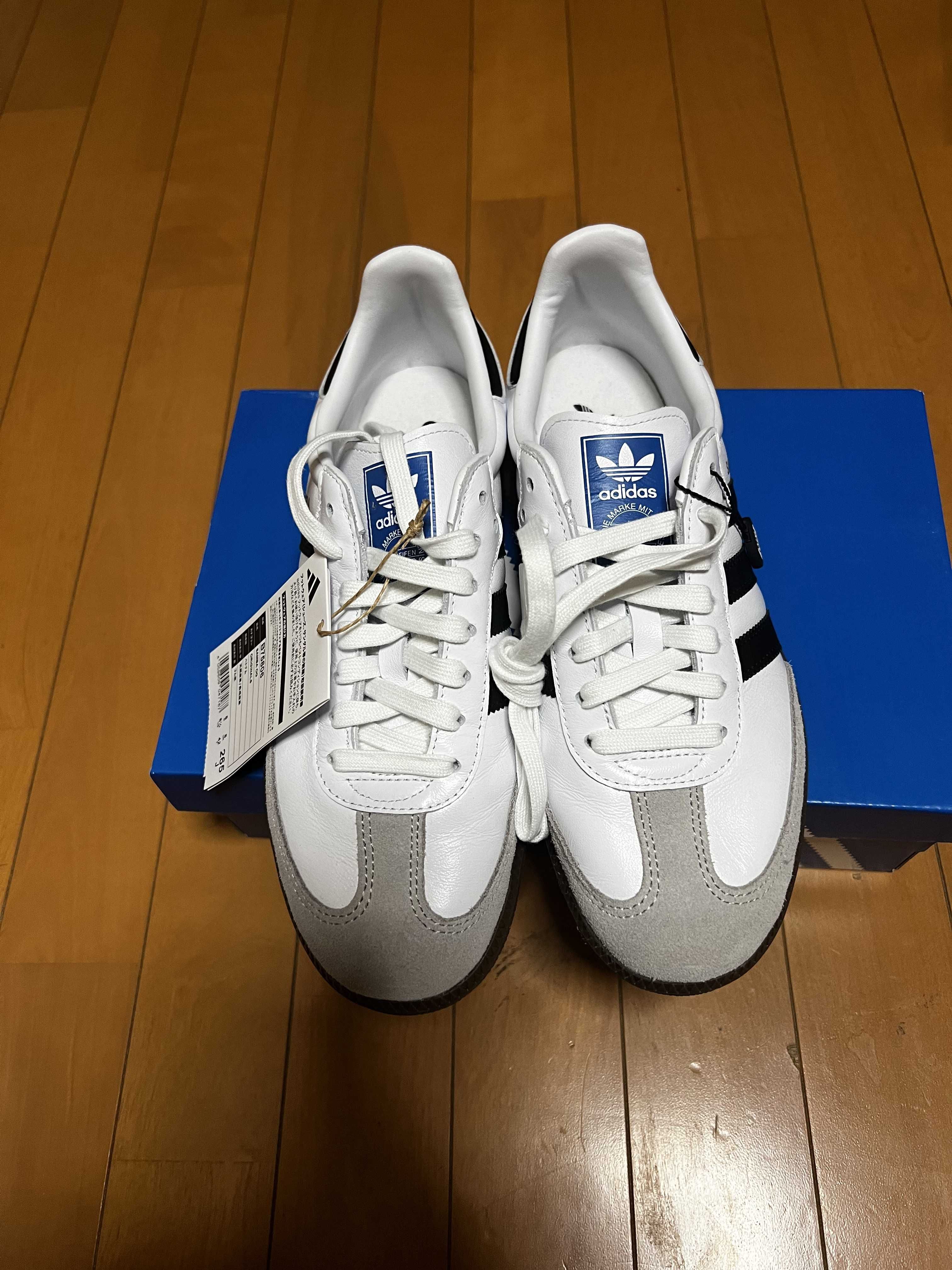 adidas Samba OG "Cloud White/Core Black/Clear Granite"