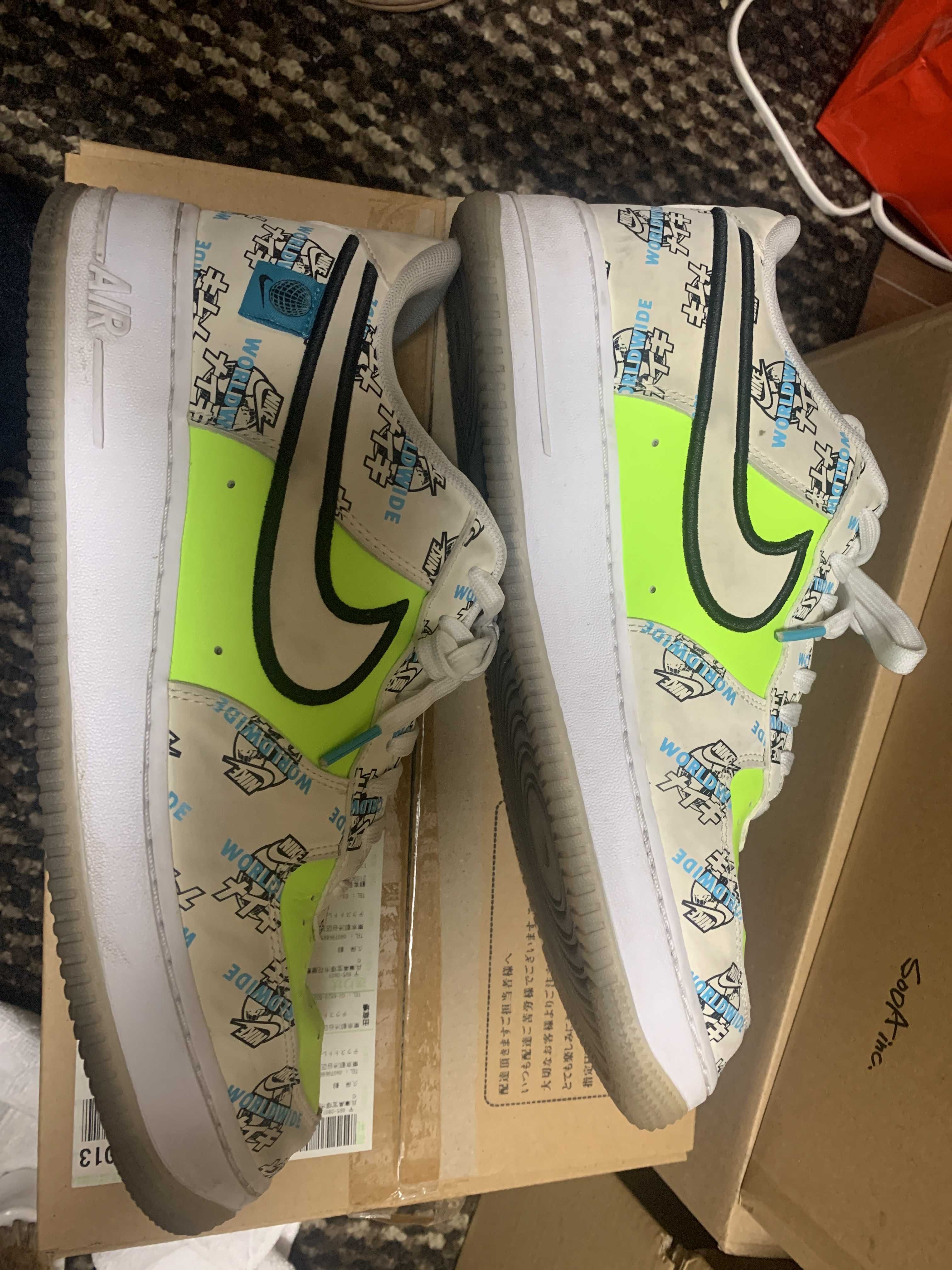 Nike World Wide Pack Air Force 1 Low White "KATAKANA"