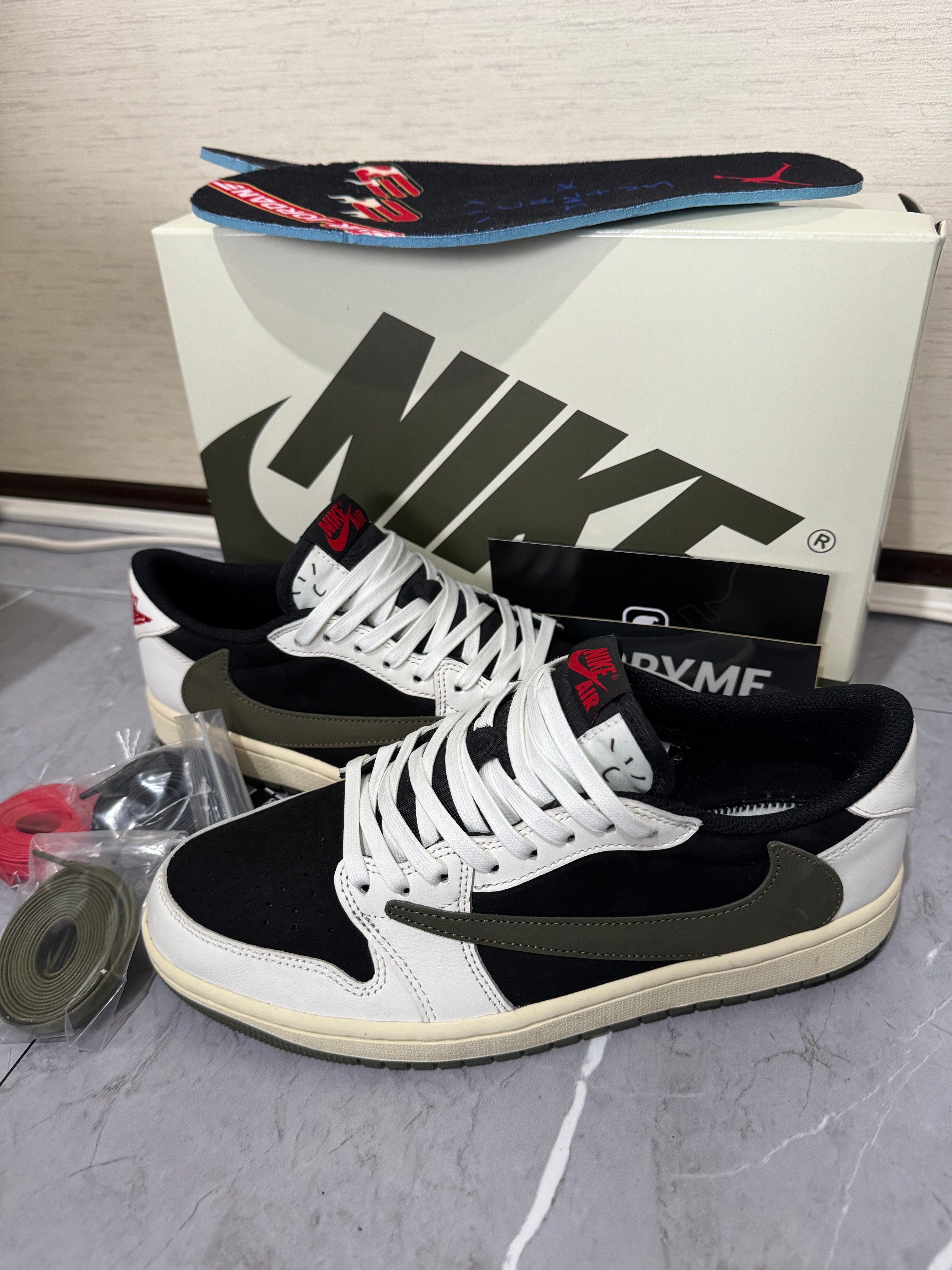 Travis Scott × Nike Women's Air Jordan 1 Low OG "Medium Olive"