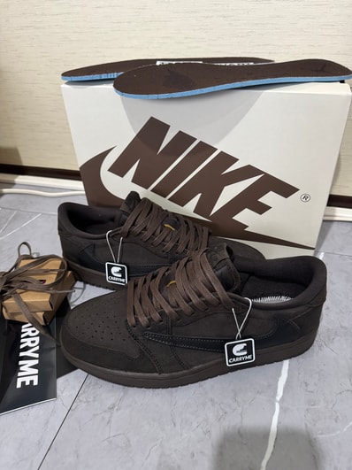 Travis Scott × Nike Air Jordan 1 Low OG SP "Velvet Brown and Dark Mocha"