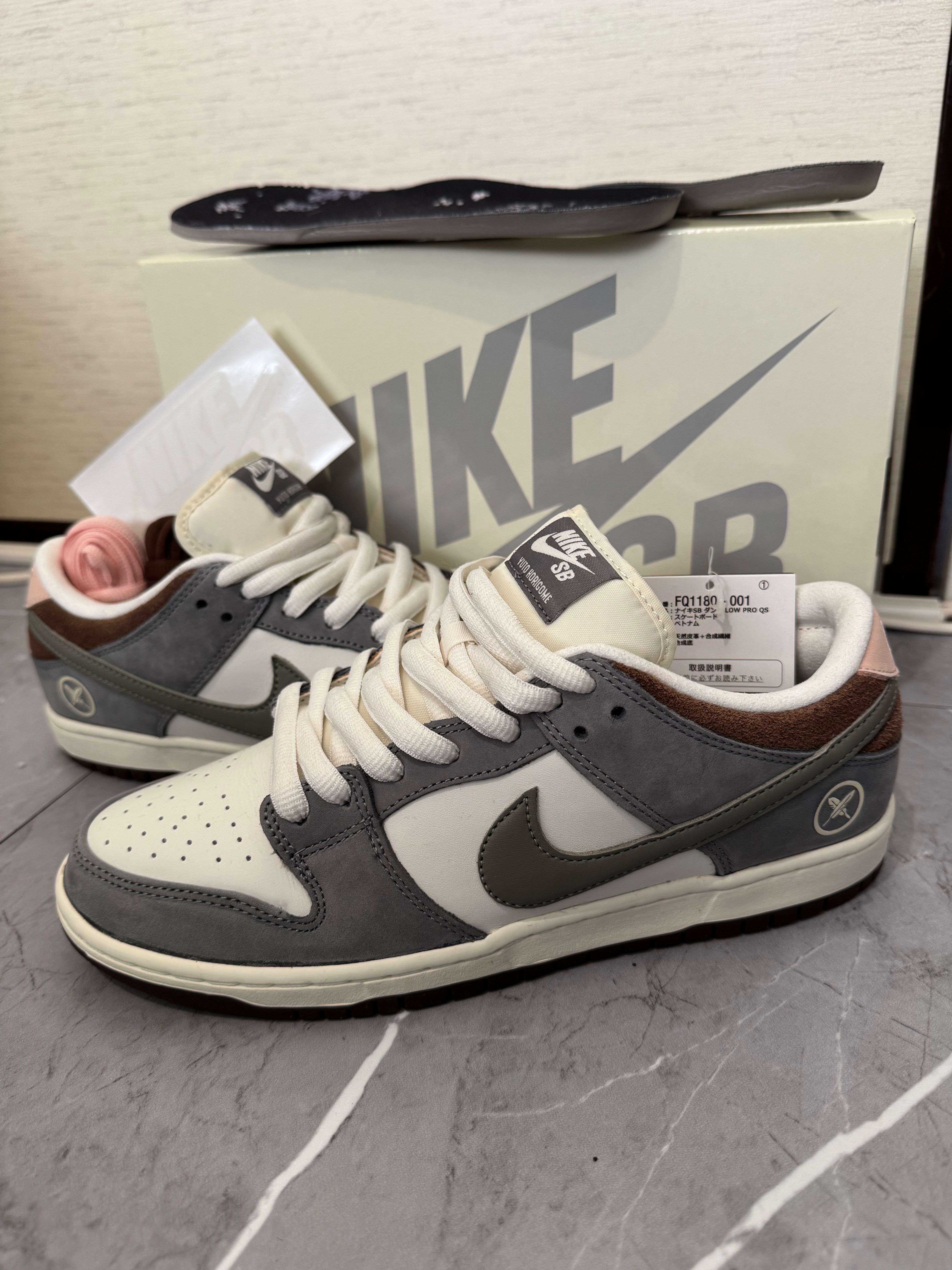 堀米 雄斗(Yuto Horigome) × Nike SB Dunk Low Pro QS "Wolf Grey"