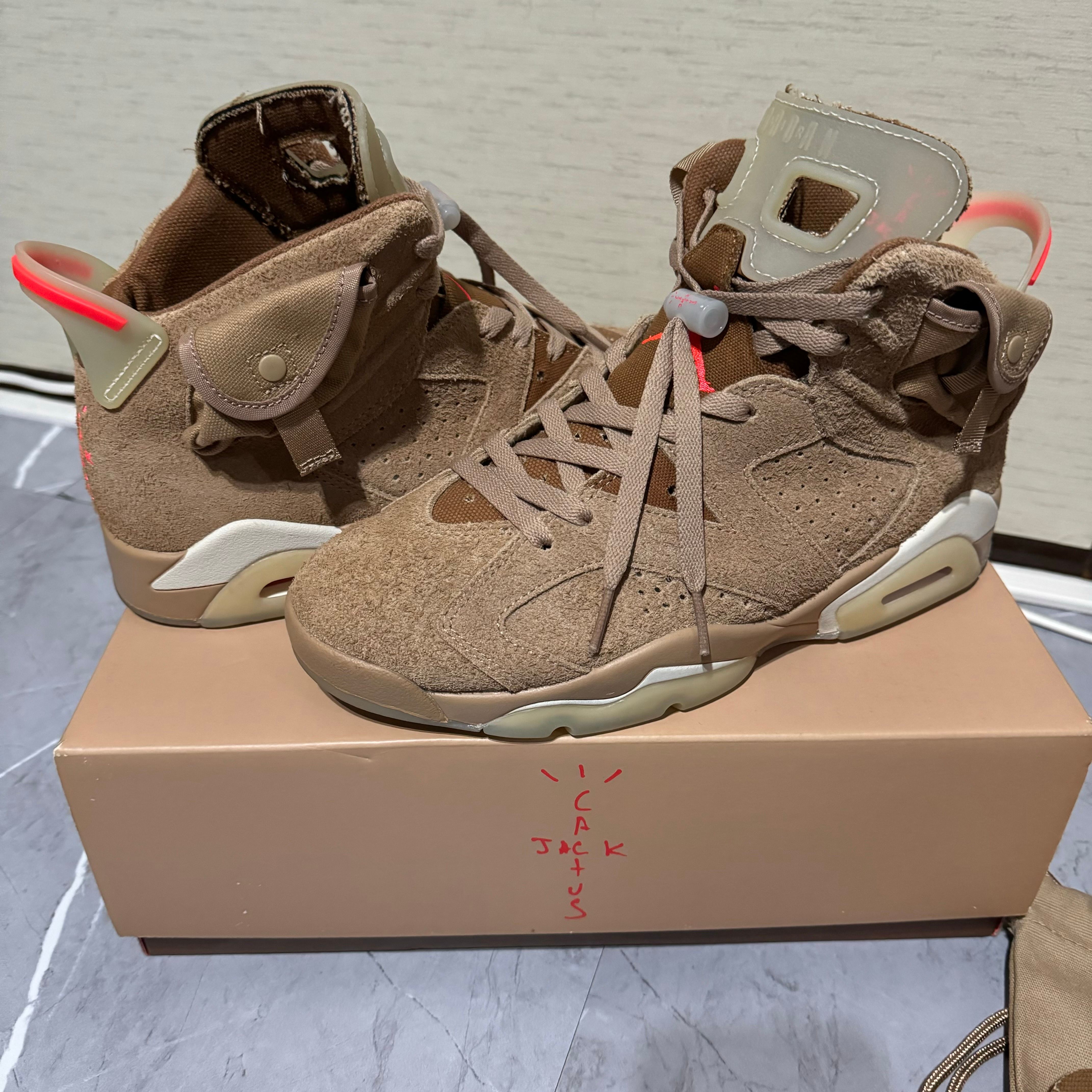Travis Scott × Nike Air Jordan 6 "British Khaki"