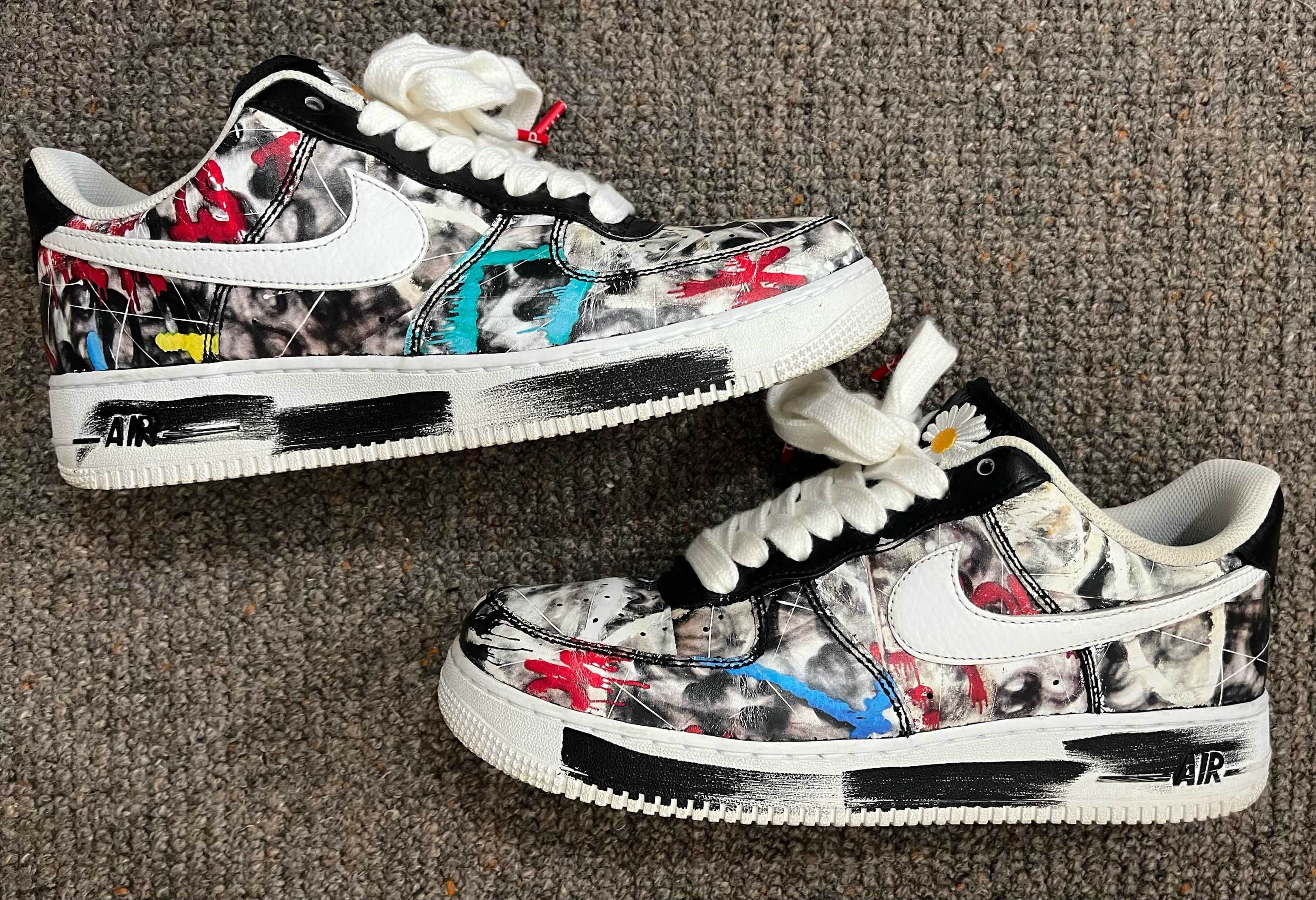 PEACEMINUSONE × Nike Air Force 1 Low Para Noise "Black" / G-DRAGON