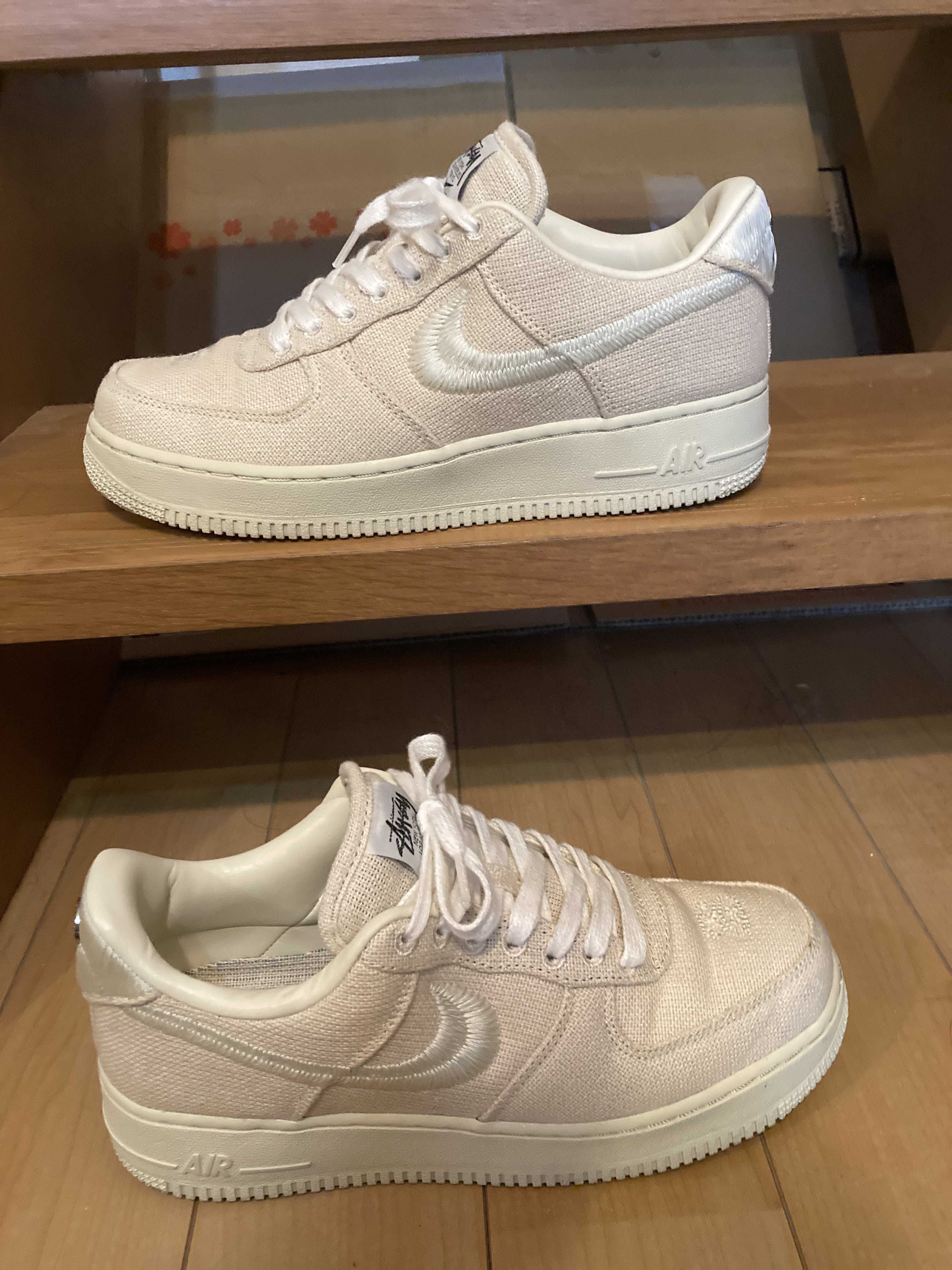 Stussy × Nike Air Force 1 Low "Fossil Stone"