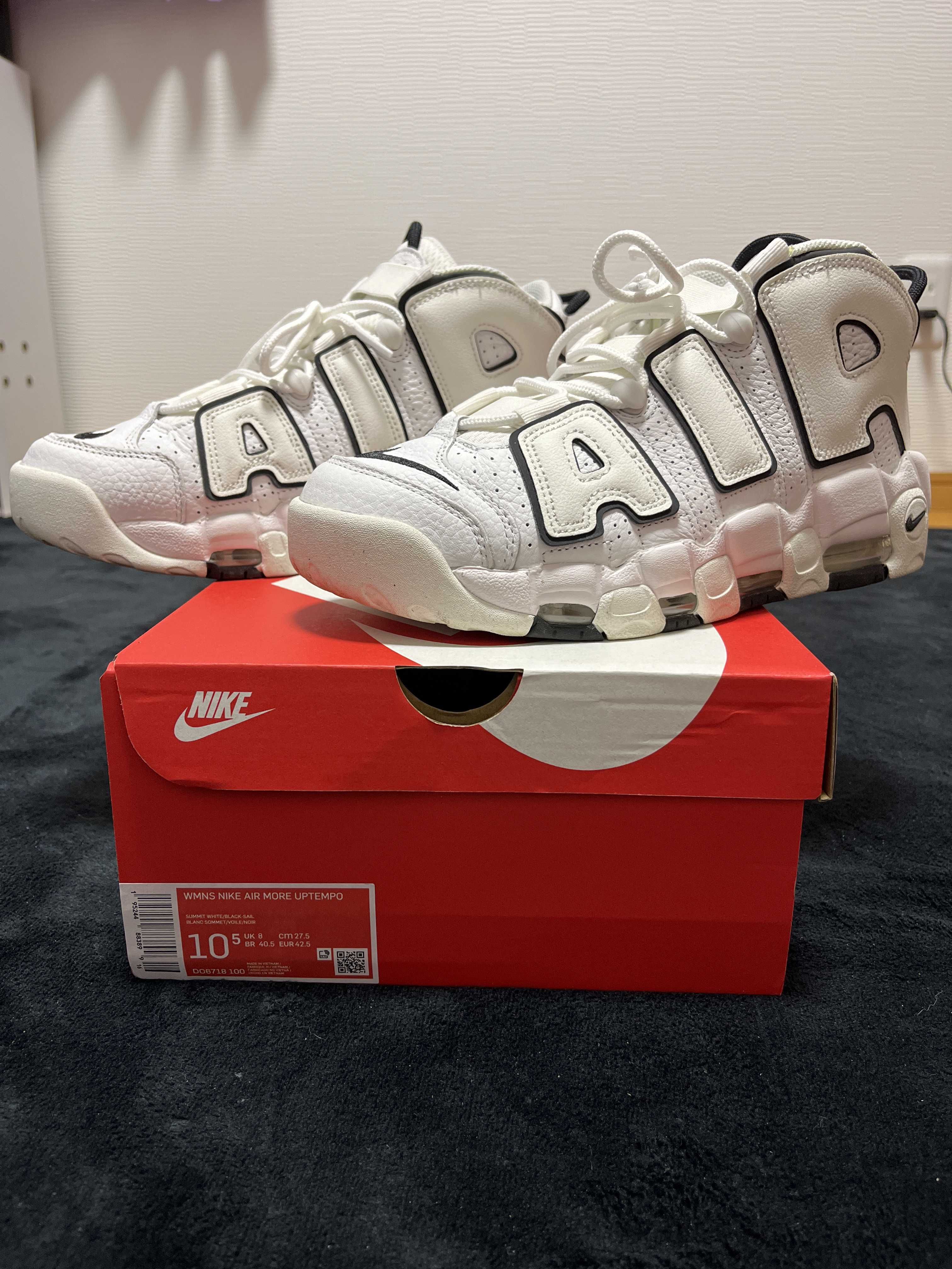 Nike Women's Air More Uptempo "White/Black"