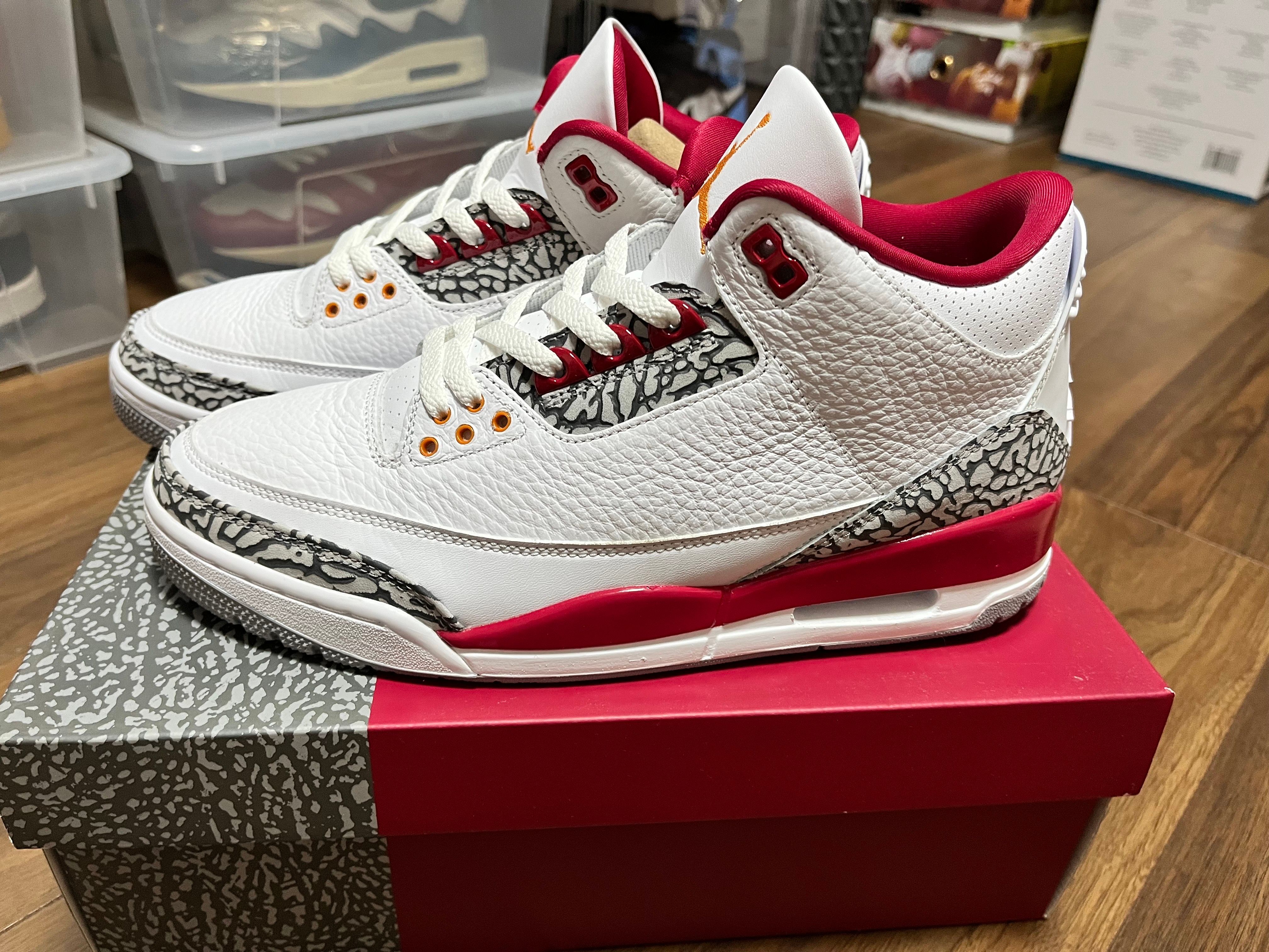 Nike Air Jordan 3 "Cardinal Red"