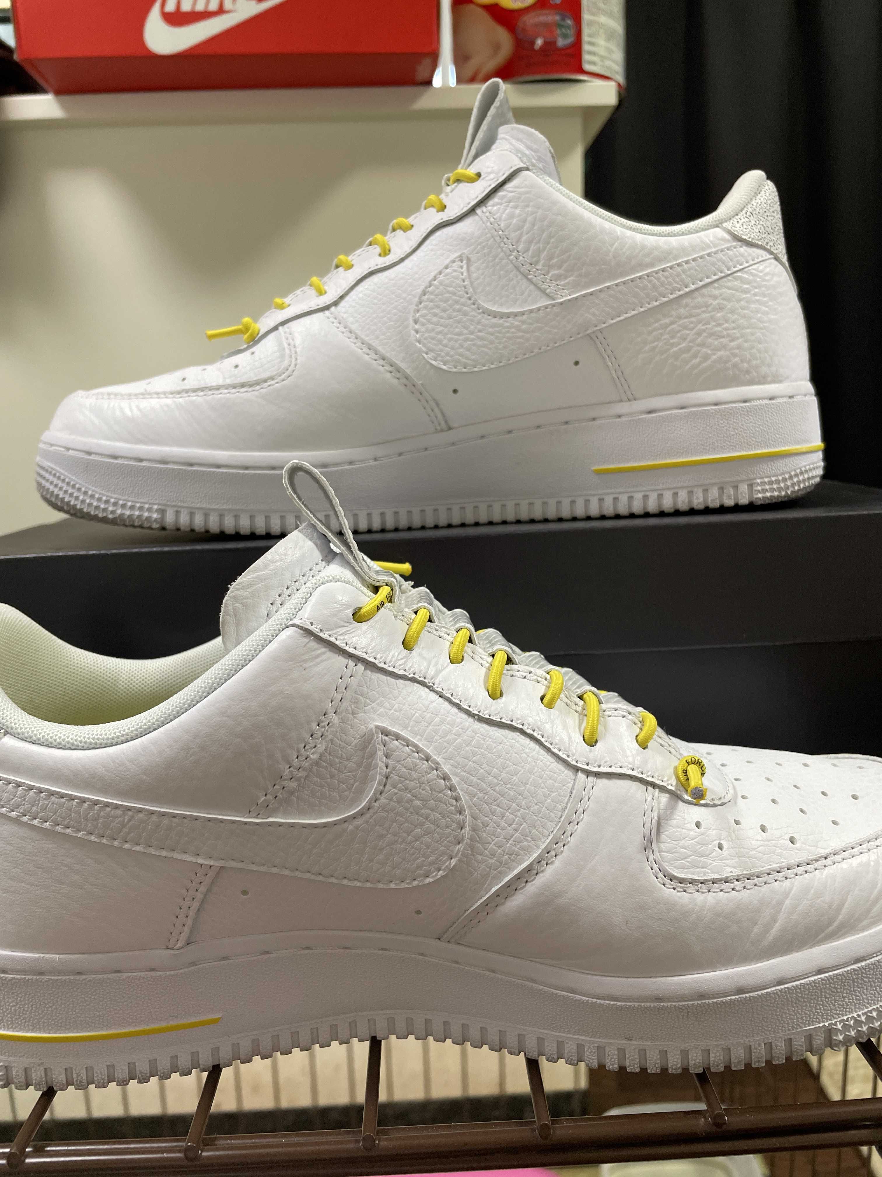 Nike Women's Air Force 1 Lux "White/Chrome Yellow"