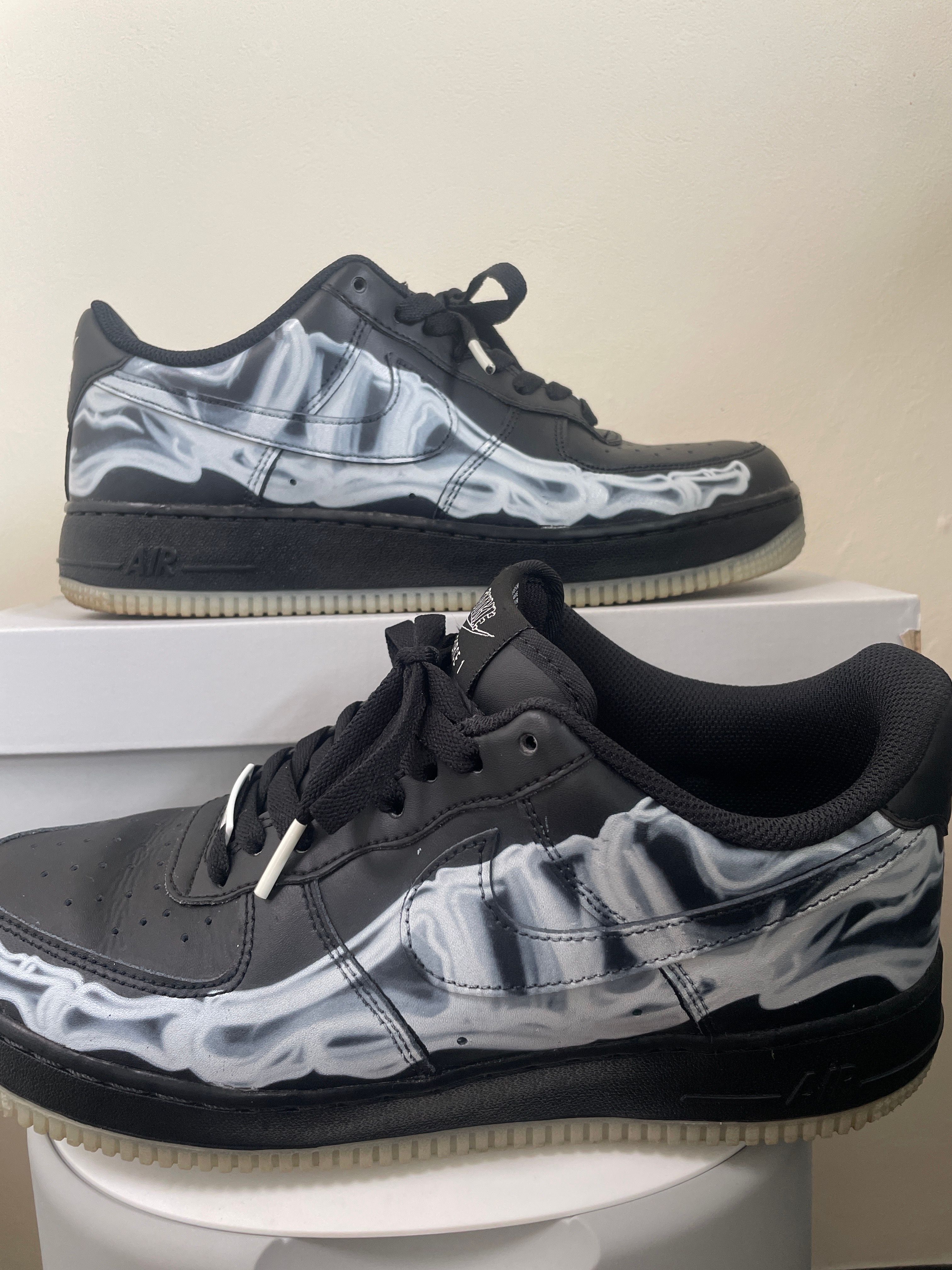 Nike Air Force 1 Low "Black Skeleton"