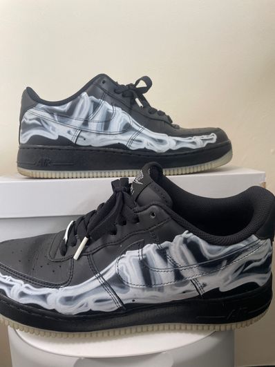 Nike Air Force 1 Low "Black Skeleton"