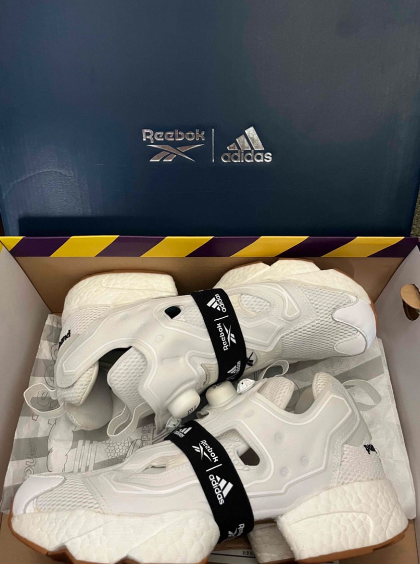 アディダス×リーボック インスタポンプフューリー ブースト OG ホワイト