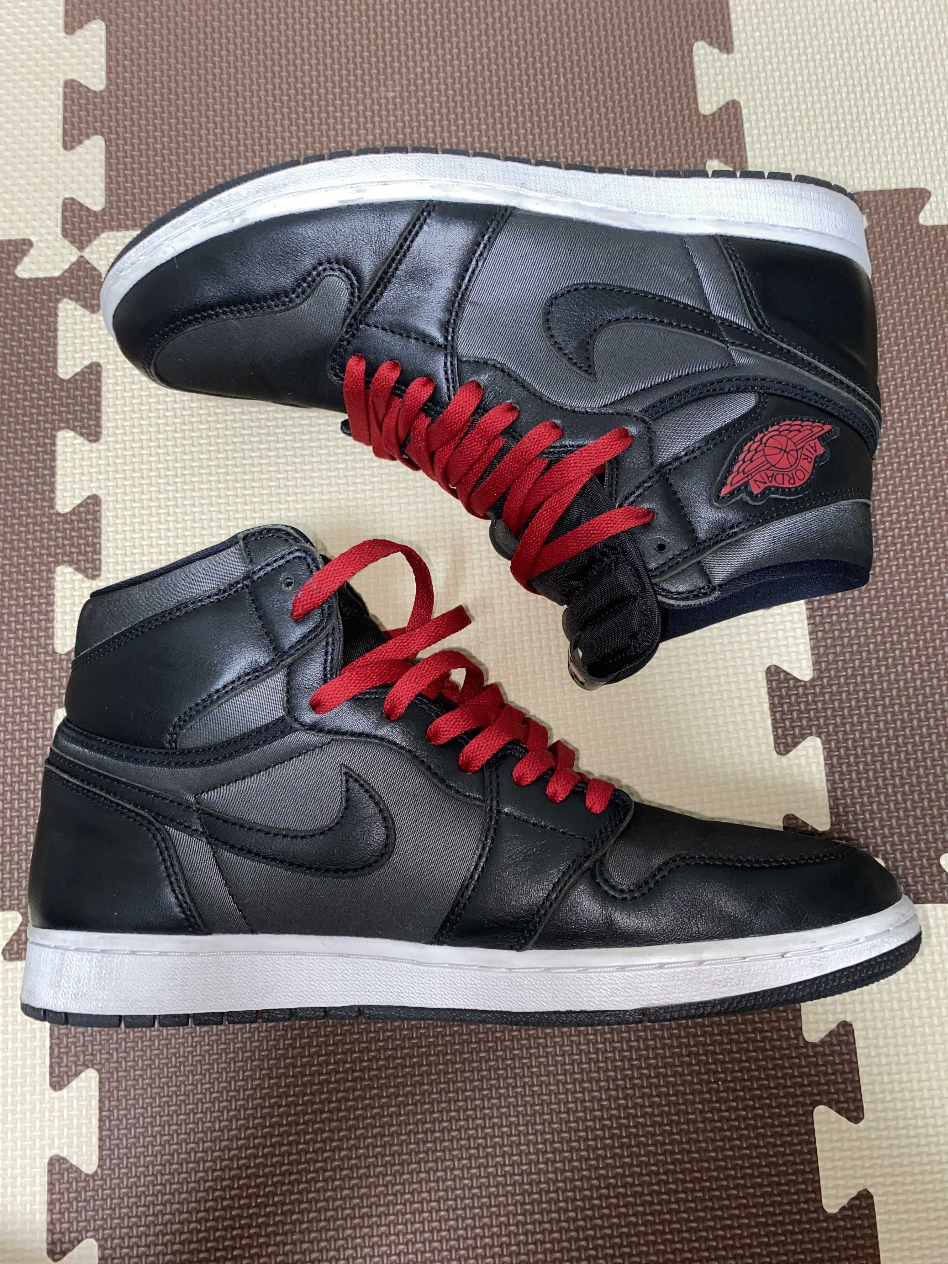 Nike Air Jordan 1 Retro High OG "Black/Metallic Silver/Gym Red"  