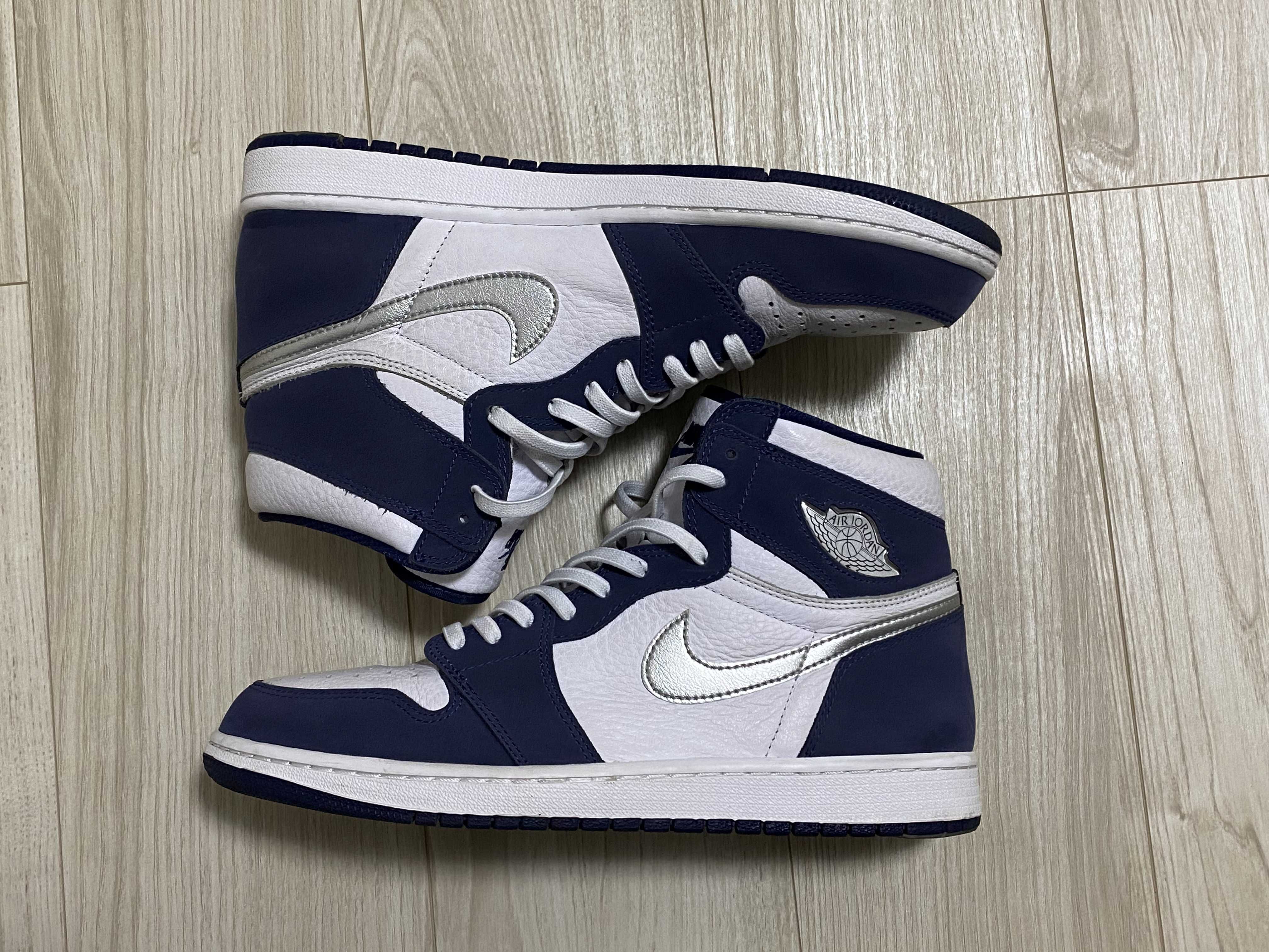 Nike Air Jordan 1 High OG CO.JP "White/Midnight Navy" (2020)(ブリーフケースなし)