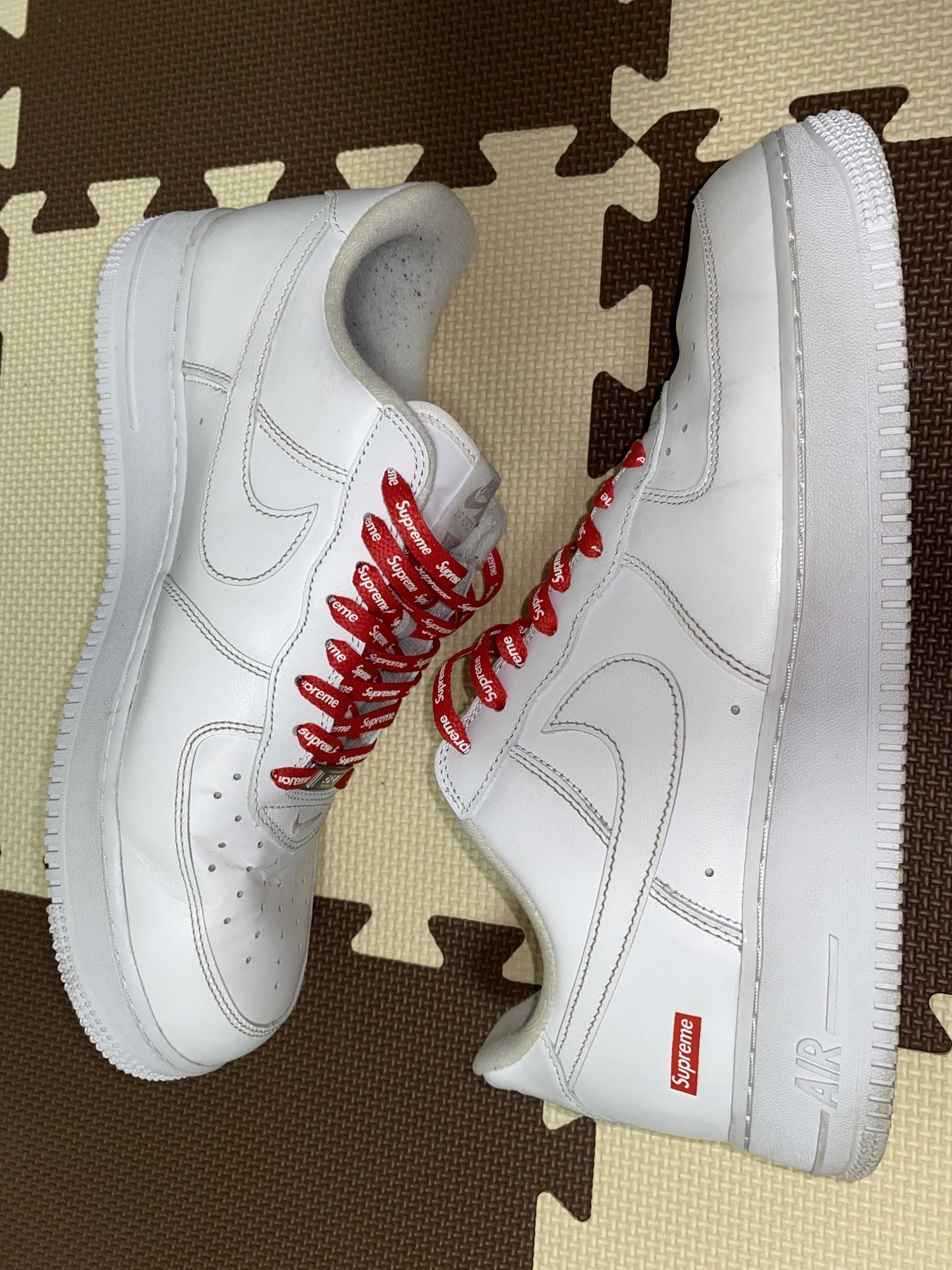 Supreme × Nike Air Force 1 Low "White"