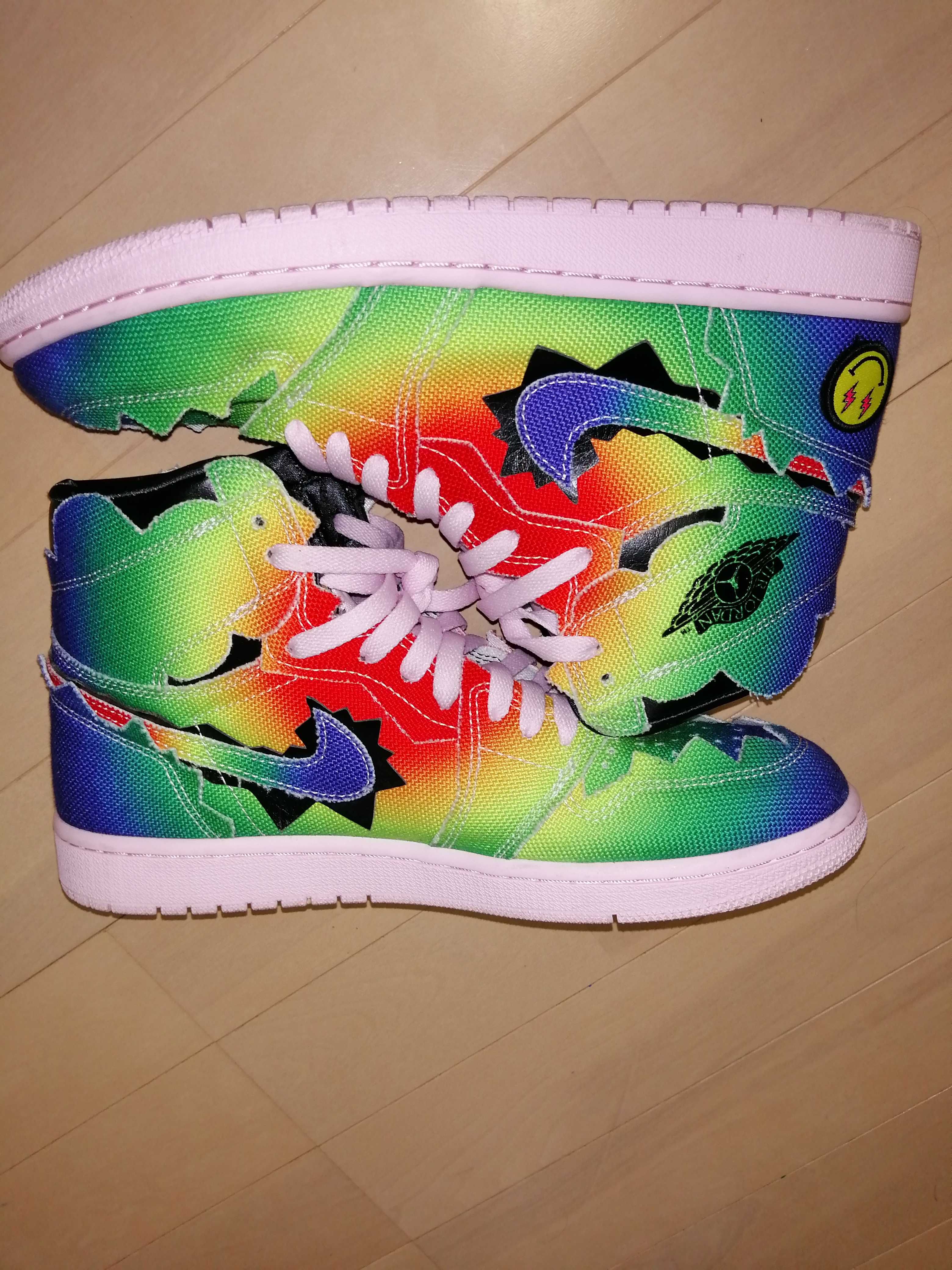 J Balvin × Nike Air Jordan 1 High OG "Rainbow"