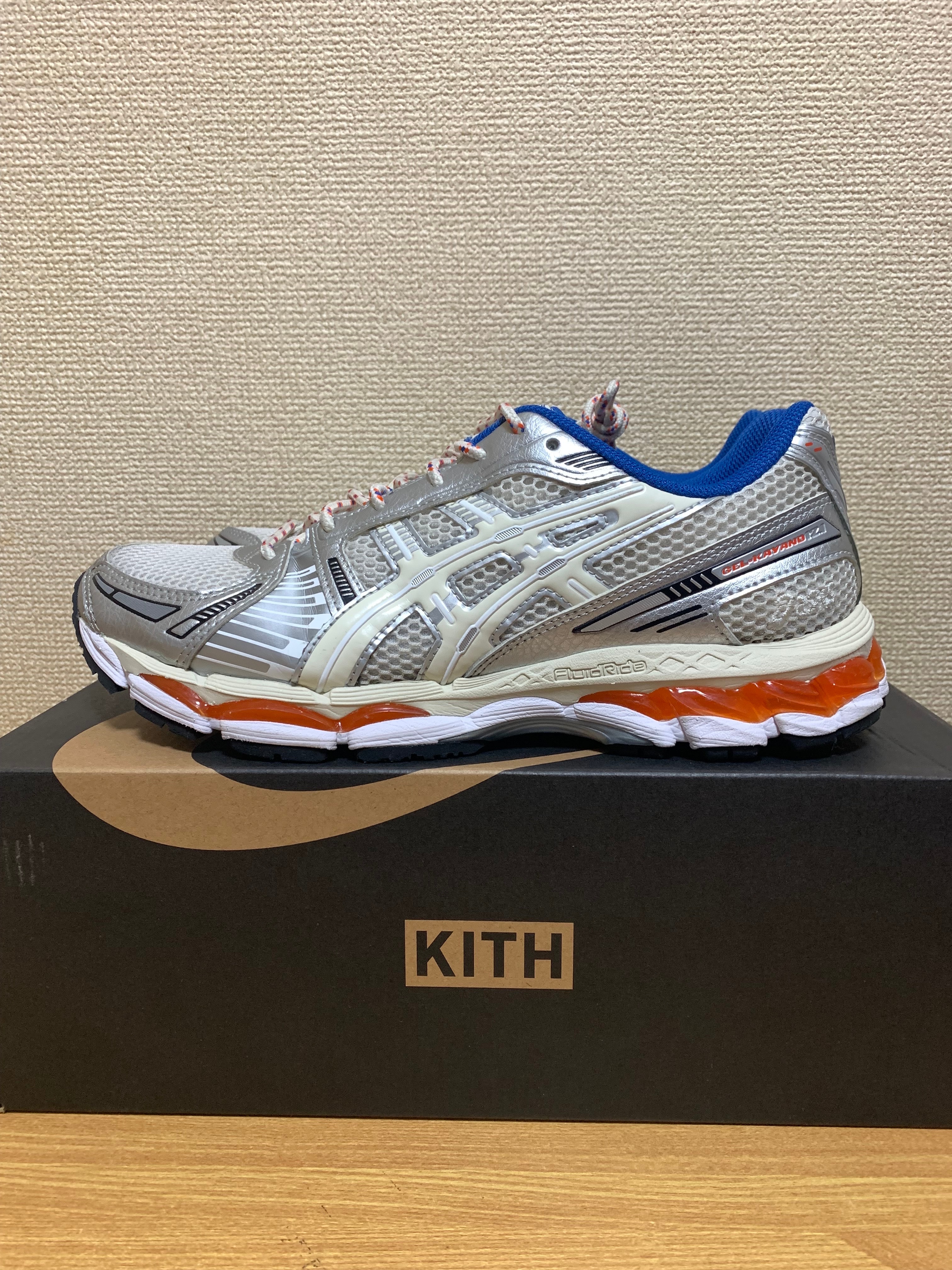 KITH Ronnie Fieg × Asics Gel-Kayano 12.1 "Cream/Multi"