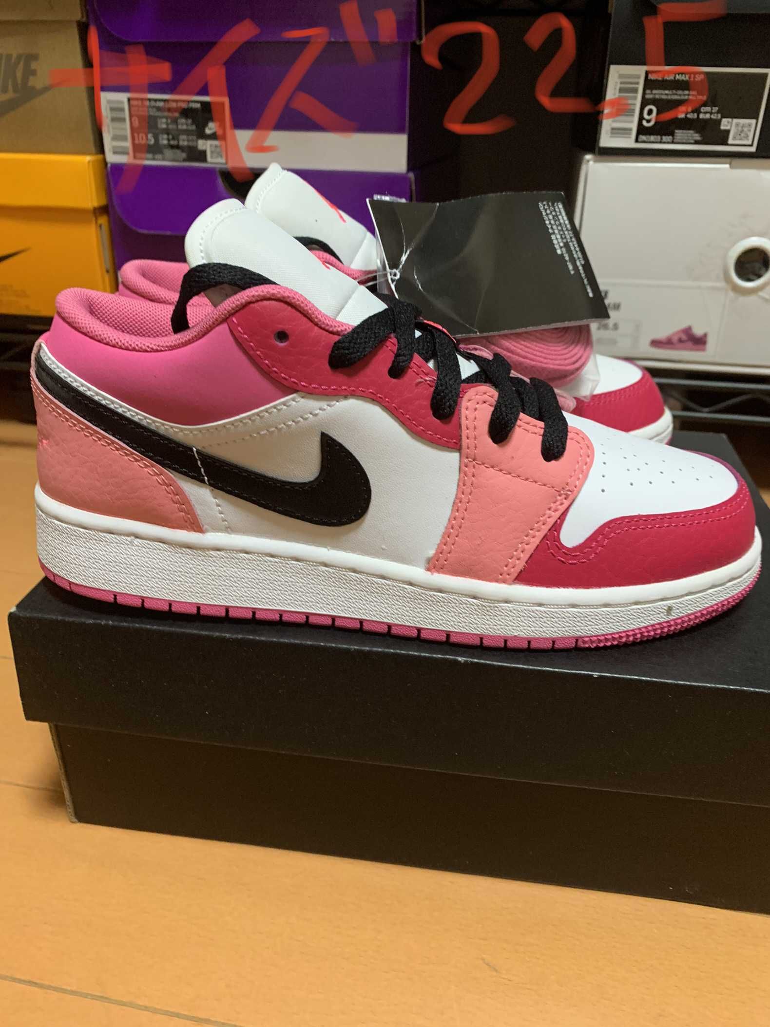 Nike GS Air Jordan 1 Low "White/Pinksicle Rush"