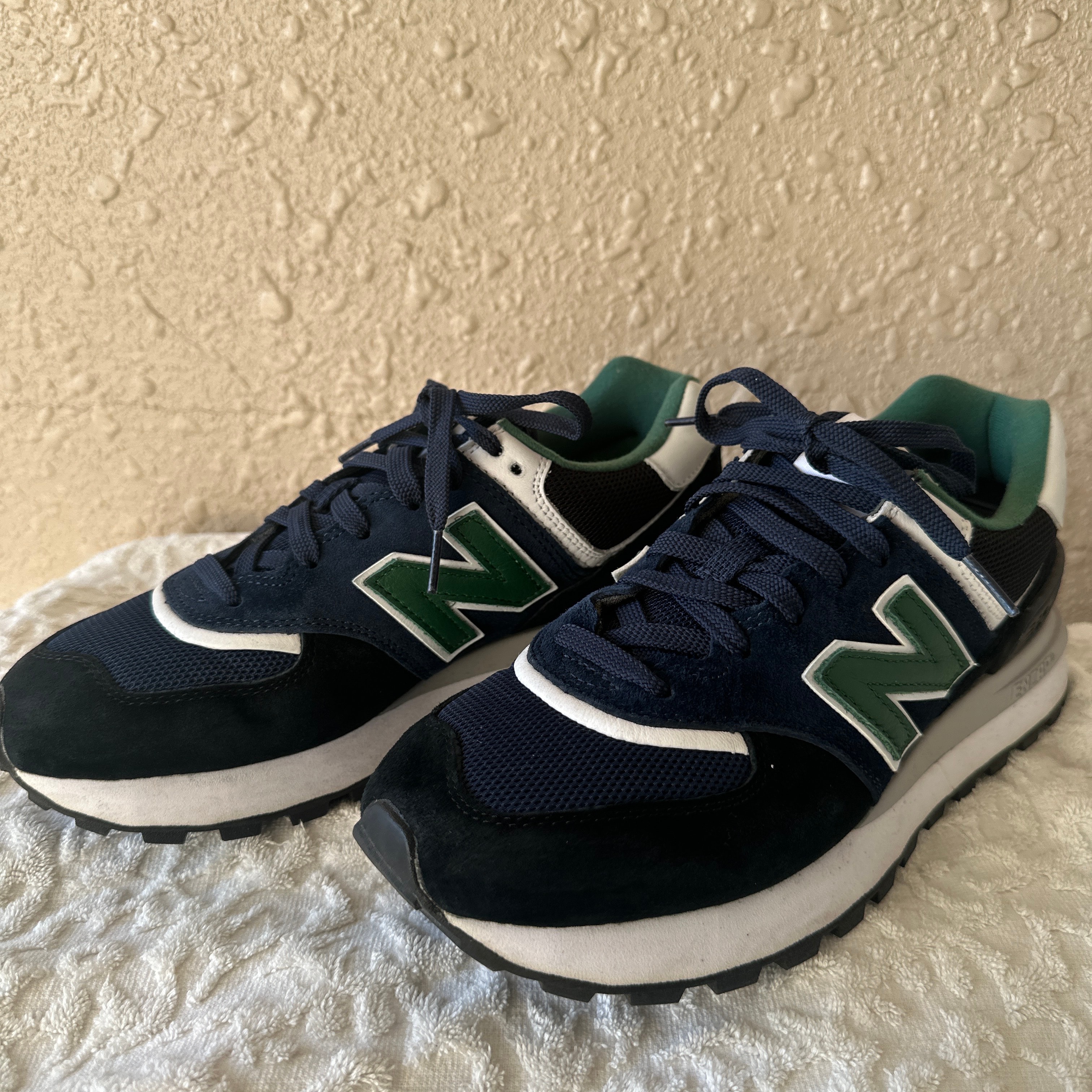 ジュンヤワタナベ マン × ニューバランス 574 レガシー アイ "グリーン グレイ"